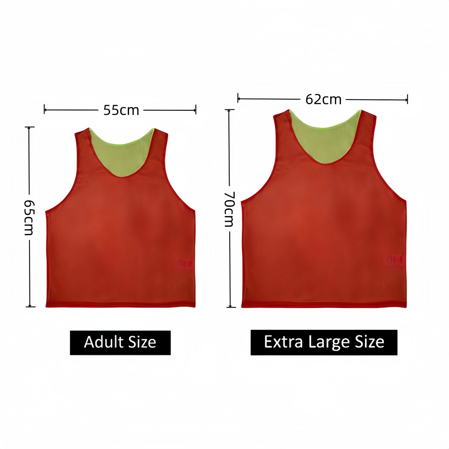 100% Polyester Mesh Sublimated Reversible Training Bib - Image 6