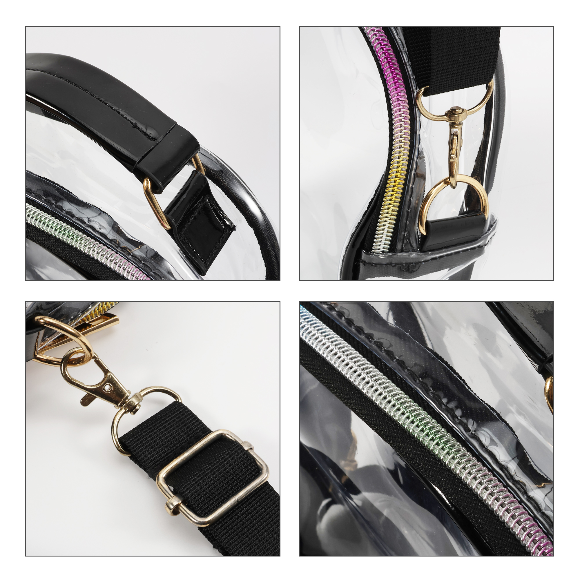 PVC Clear Waterproof Crossbody Bag - Image 5