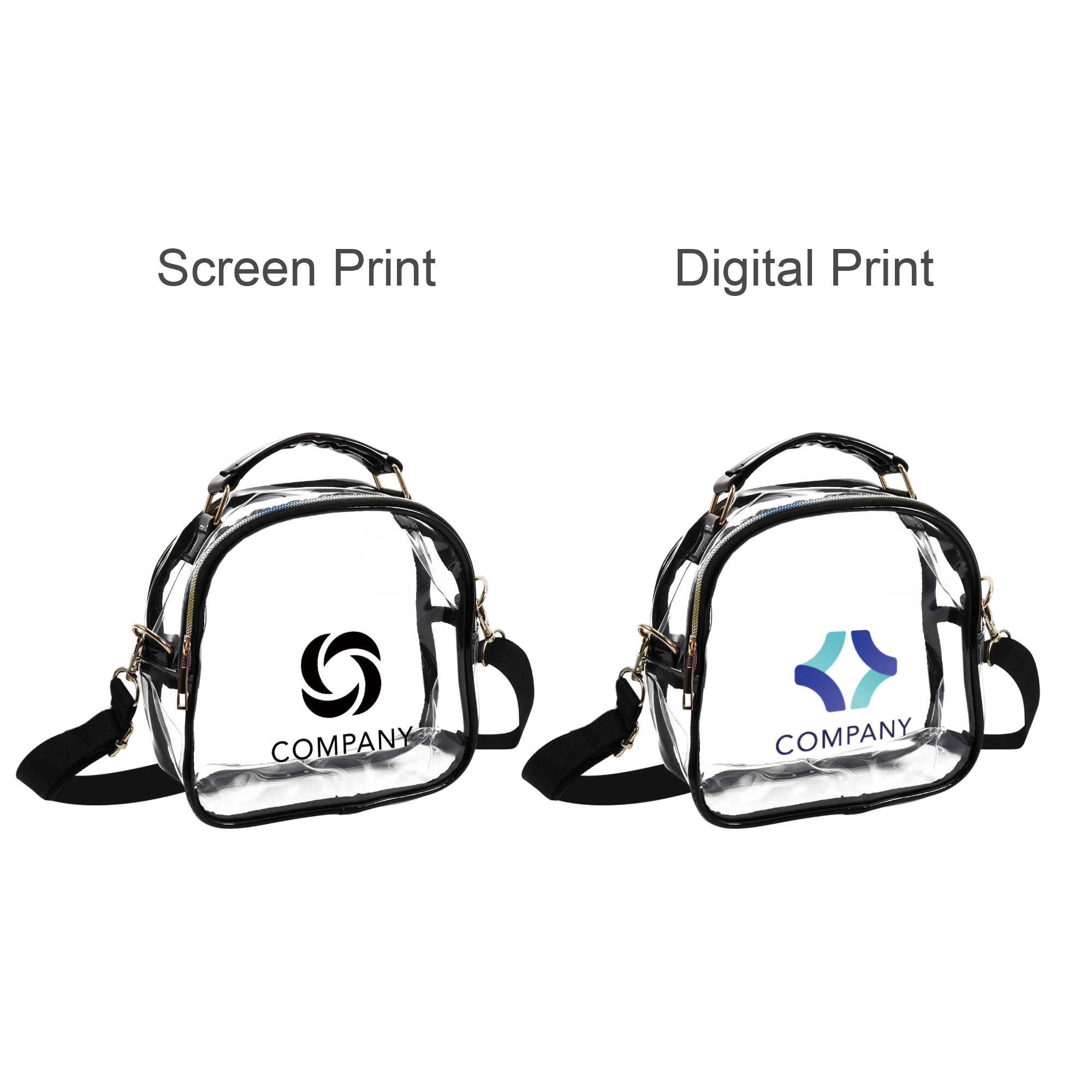 PVC Clear Waterproof Crossbody Bag - Image 4