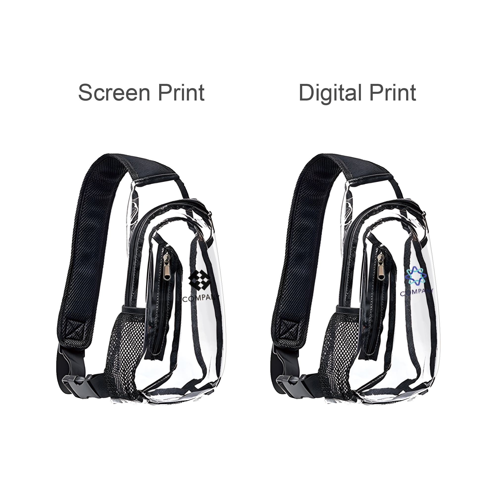 Large Capacity Clear Bag With Shoulder Strap - Image 4