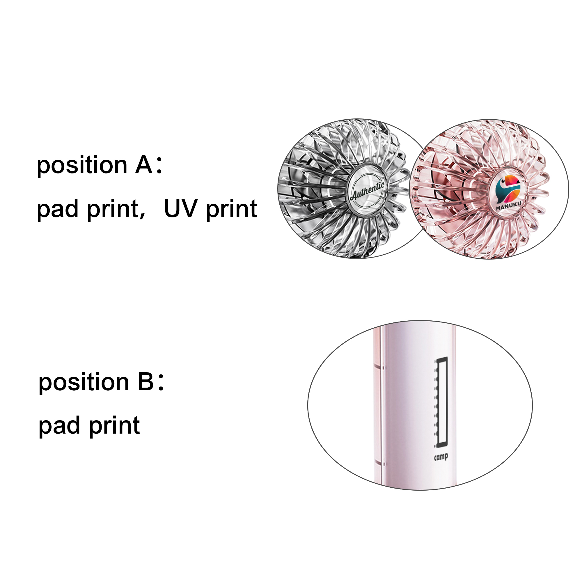 Transparent Fan with LED Light - Image 6