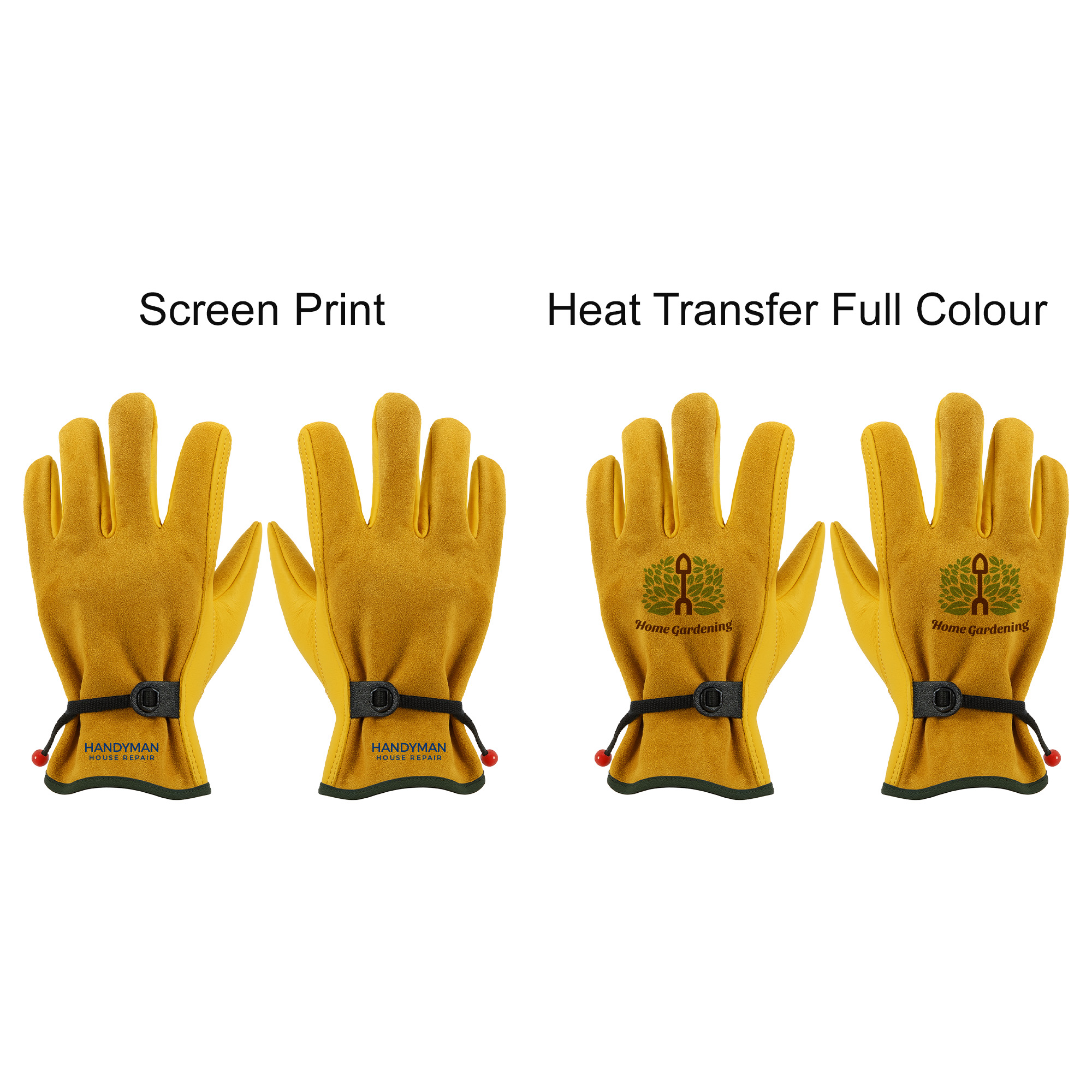 Cowhide Gardening Gloves - Image 4