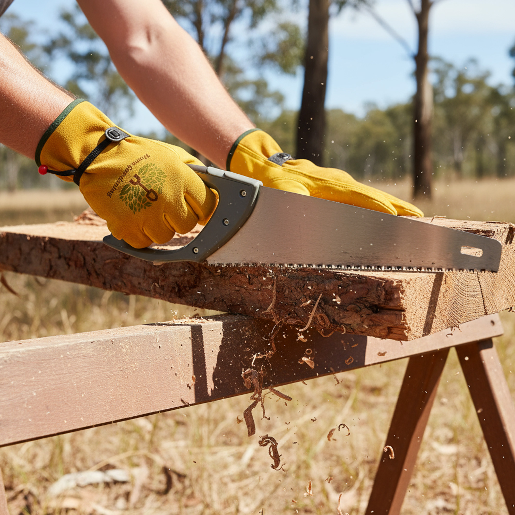 Cowhide Gardening Gloves - Image 6