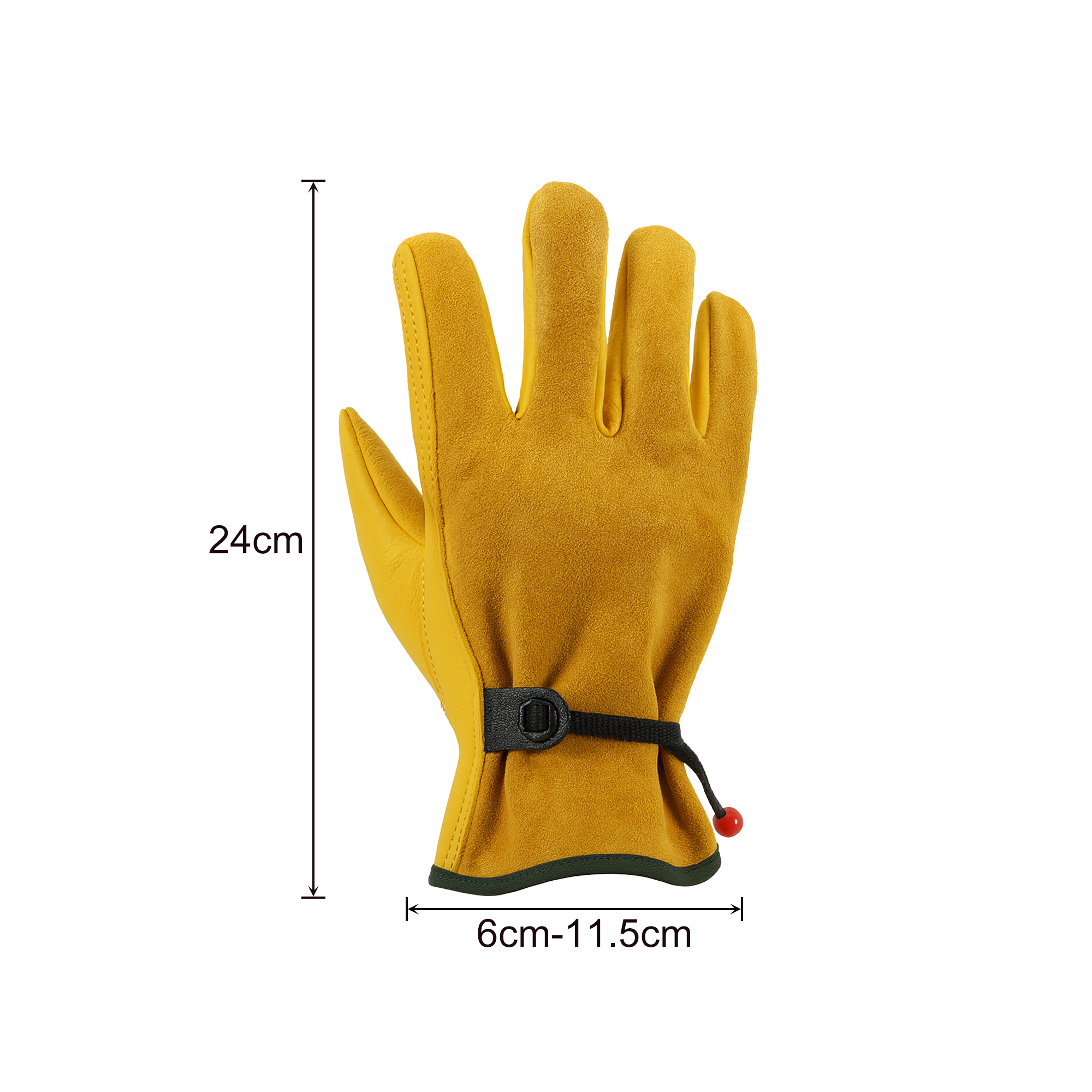 Cowhide Gardening Gloves - Image 3