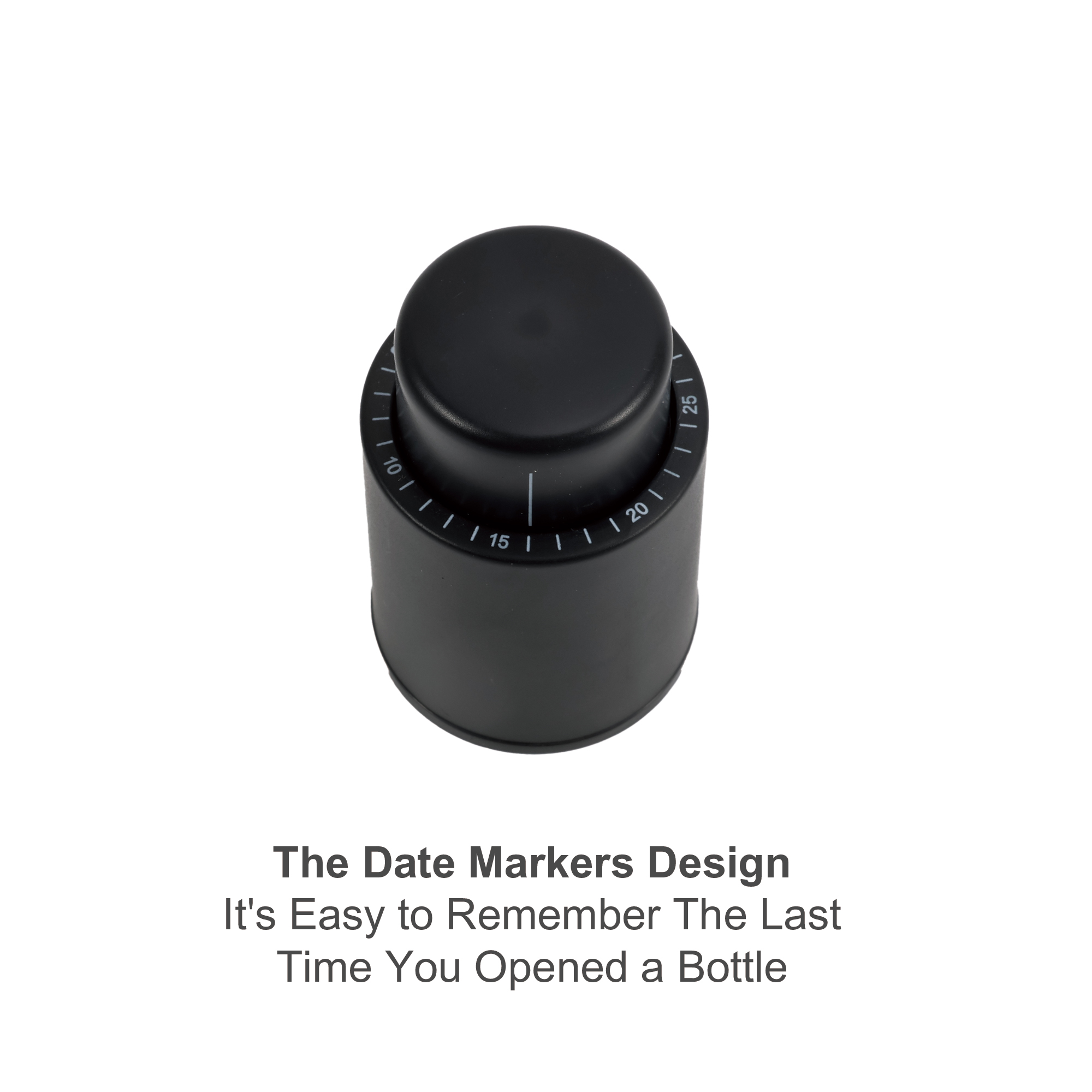 Push Button Wine Stopper with Scale - Image 6