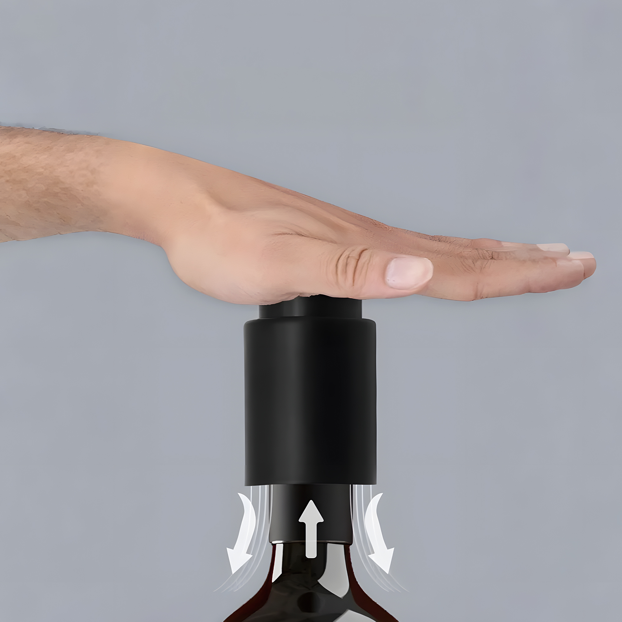 Push Button Wine Stopper with Scale - Image 7