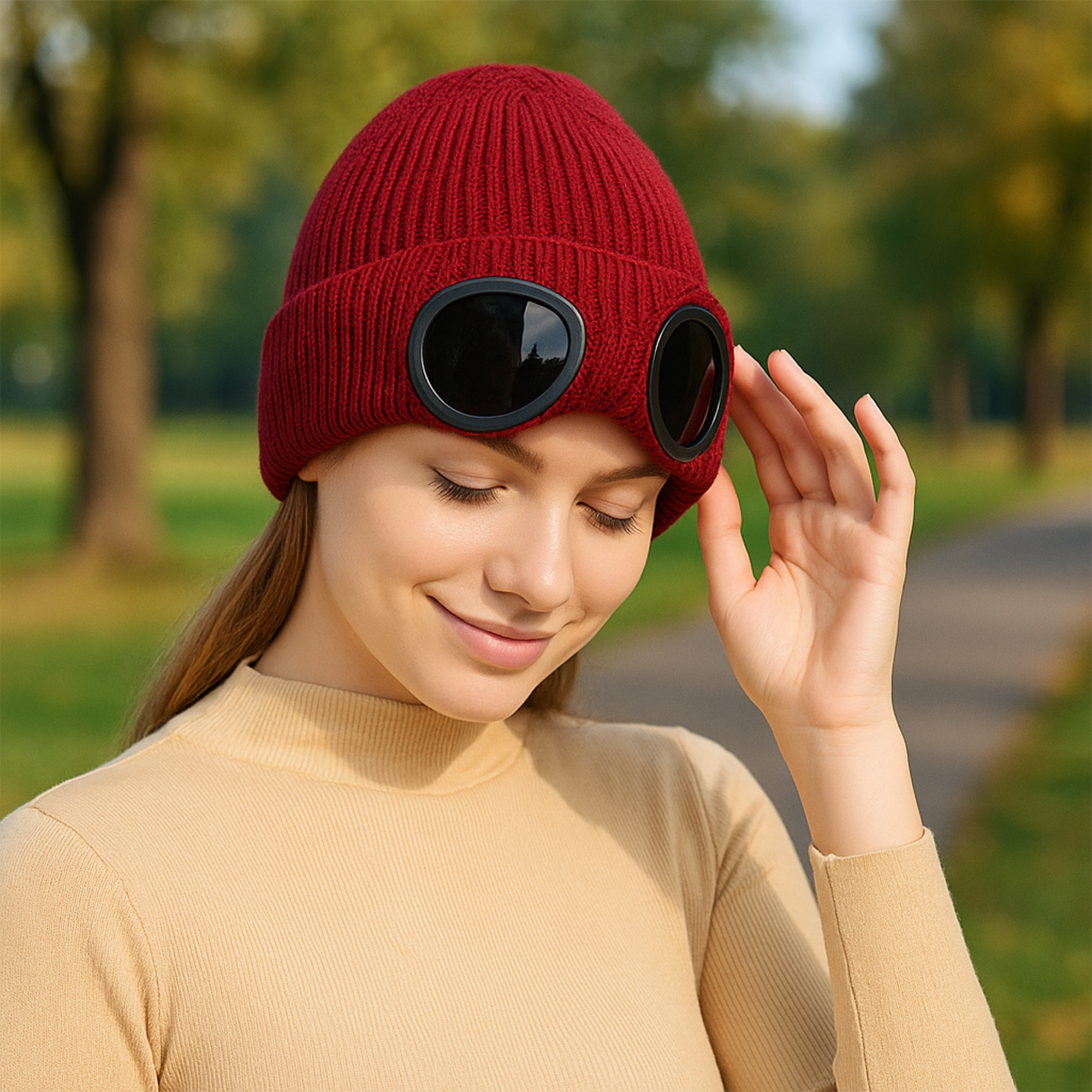 Beanie With Goggles - Image 13