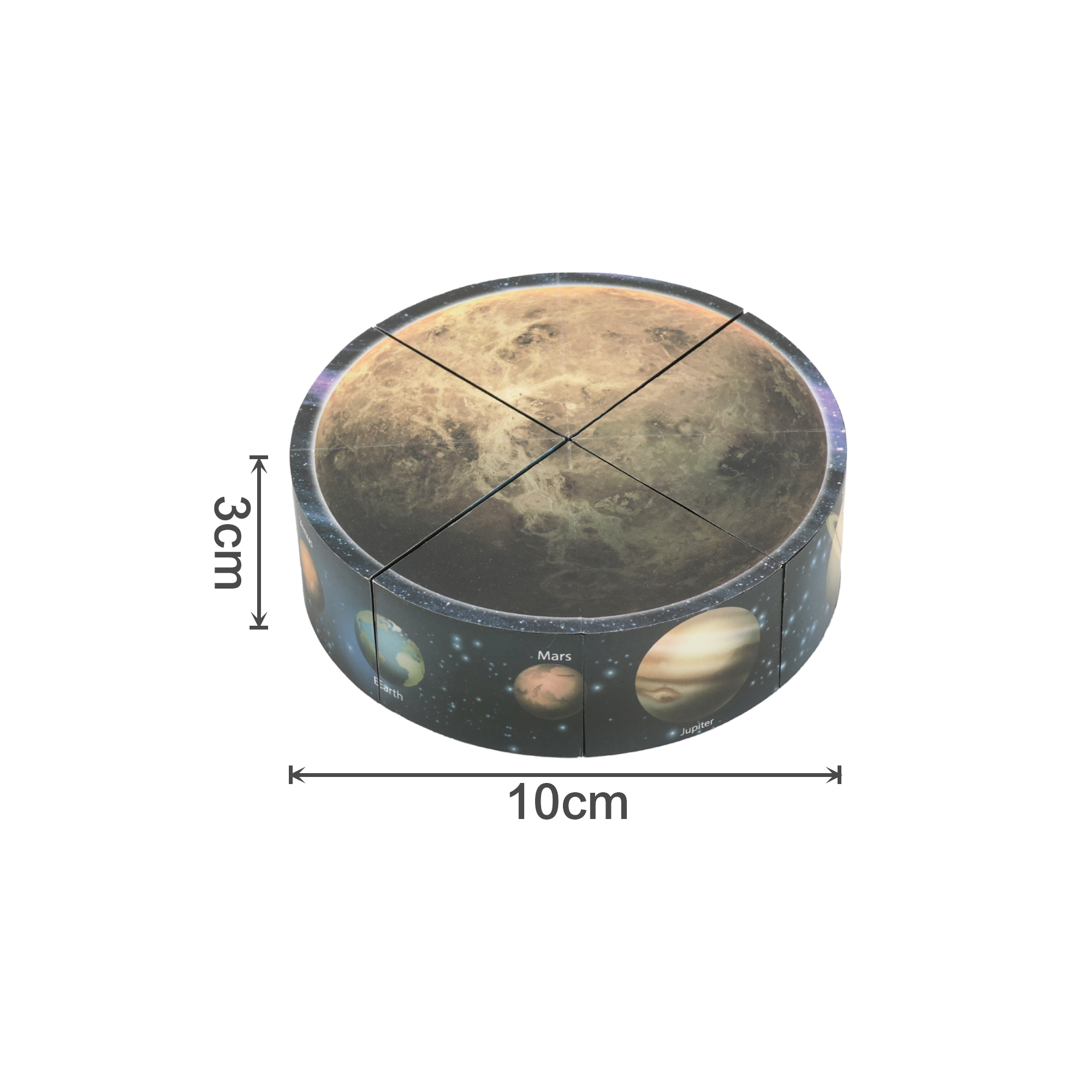 3D Flips Puzzle Disc Magic Cube - Image 2