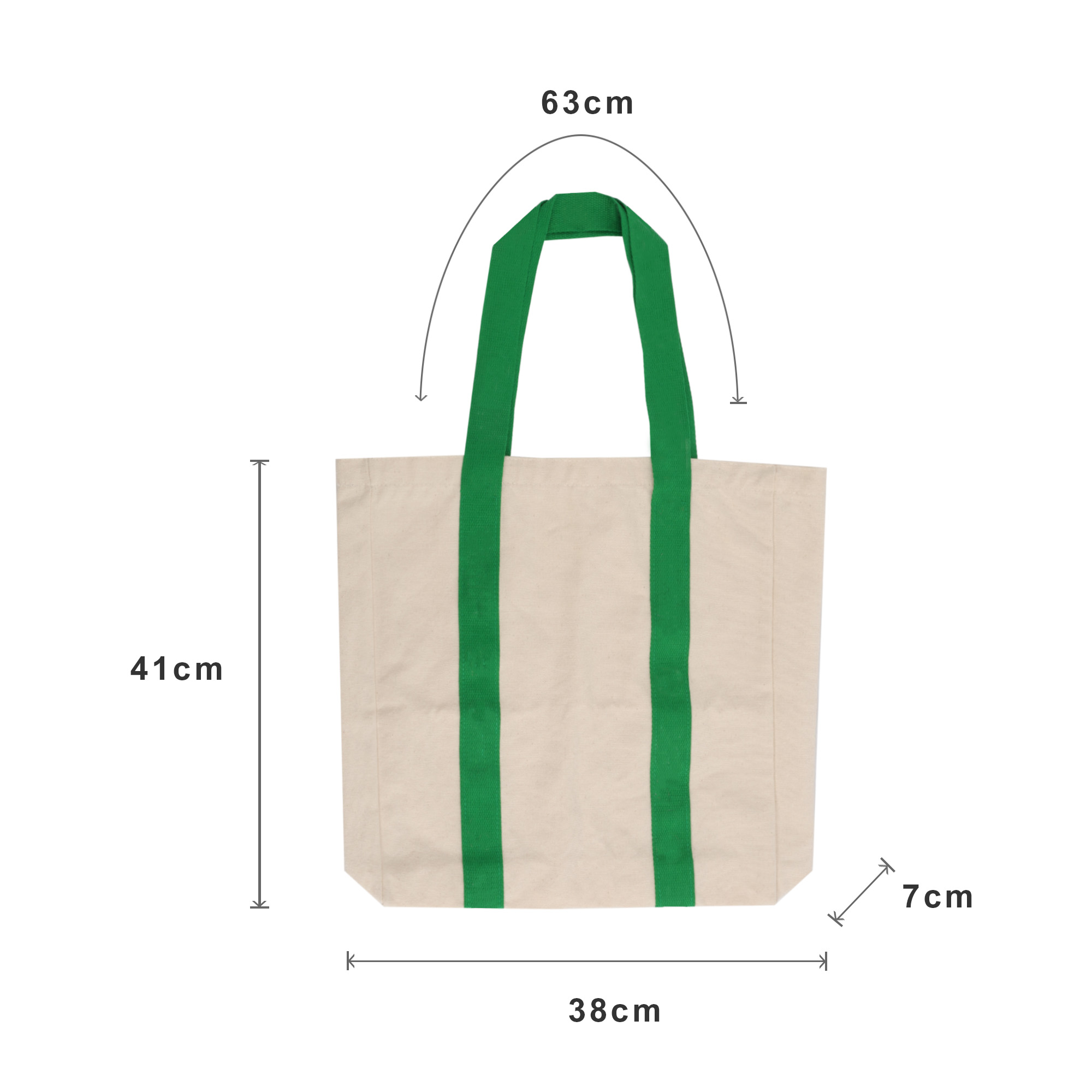 Custom Woven Handle Tote Bag - Image 6
