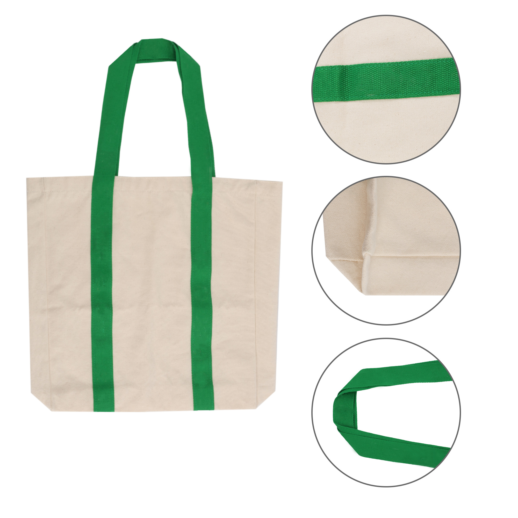 Custom Woven Handle Tote Bag - Image 9