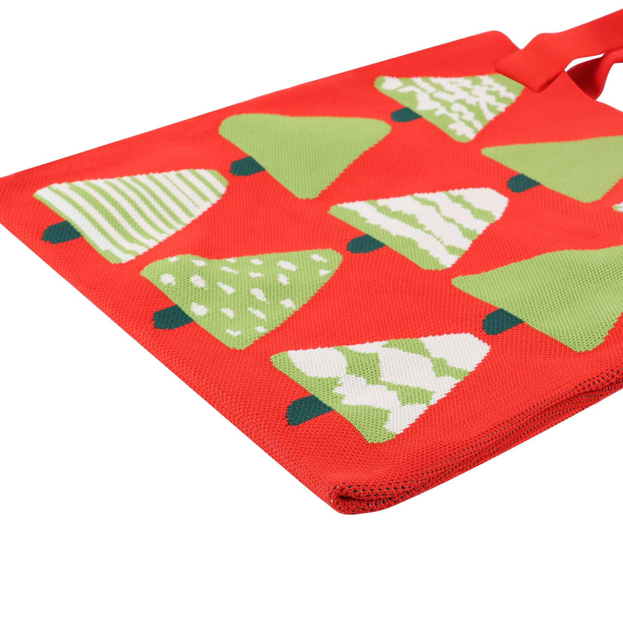 Knitted Flat Tote Bag - Image 6