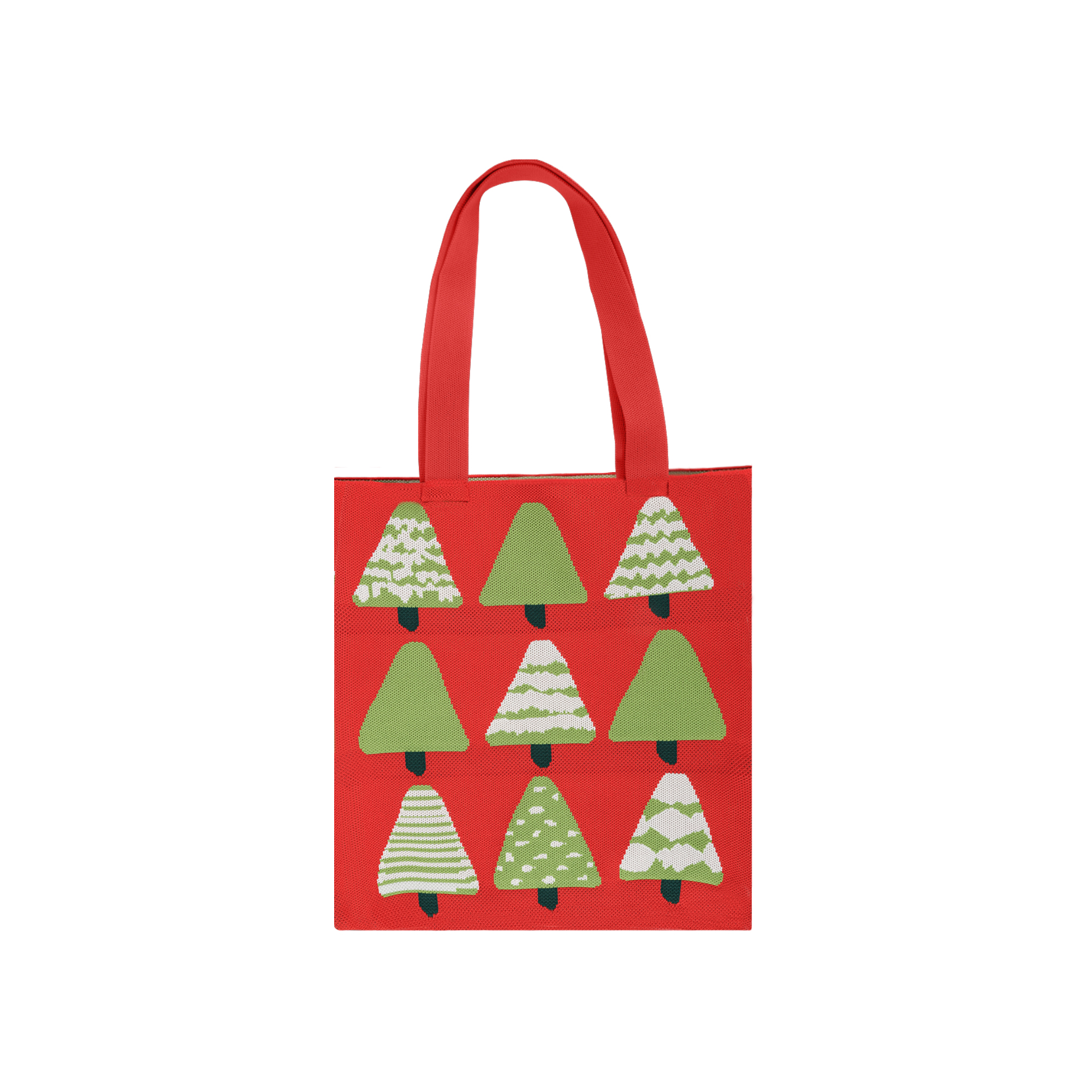 Knitted Flat Tote Bag - Image 3