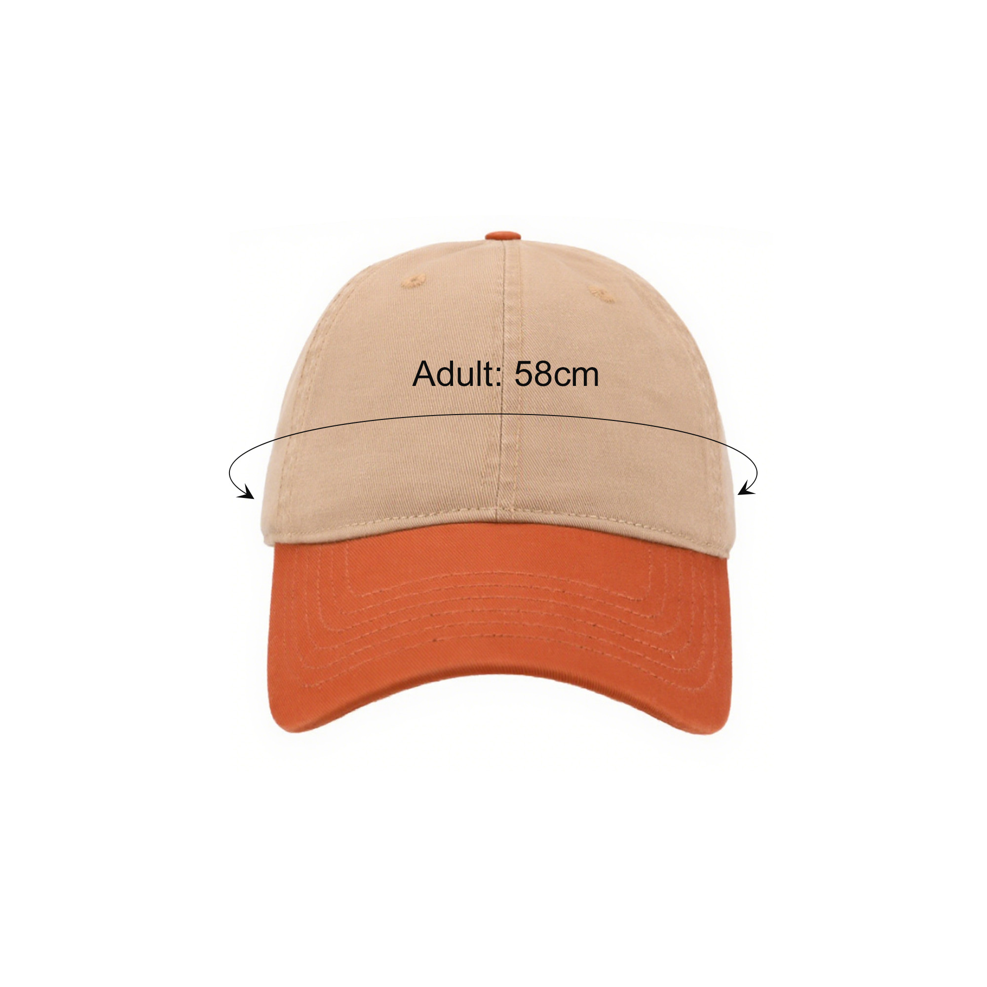 6 Panel Solid Color Fashion Cap - Image 14