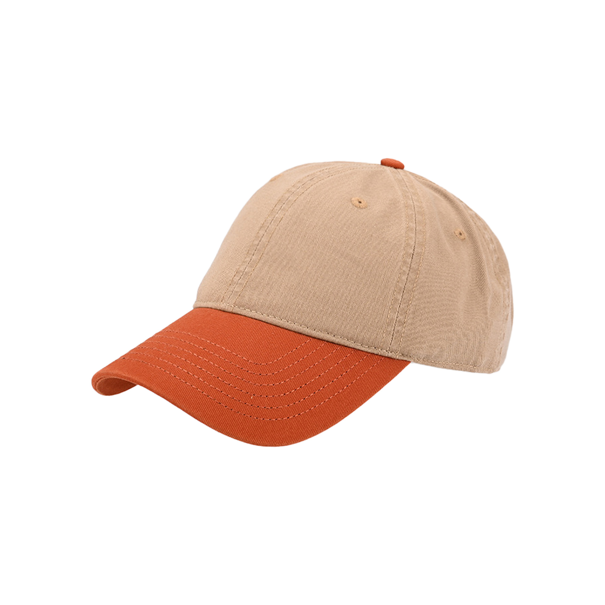 6 Panel Solid Color Fashion Cap - Image 2