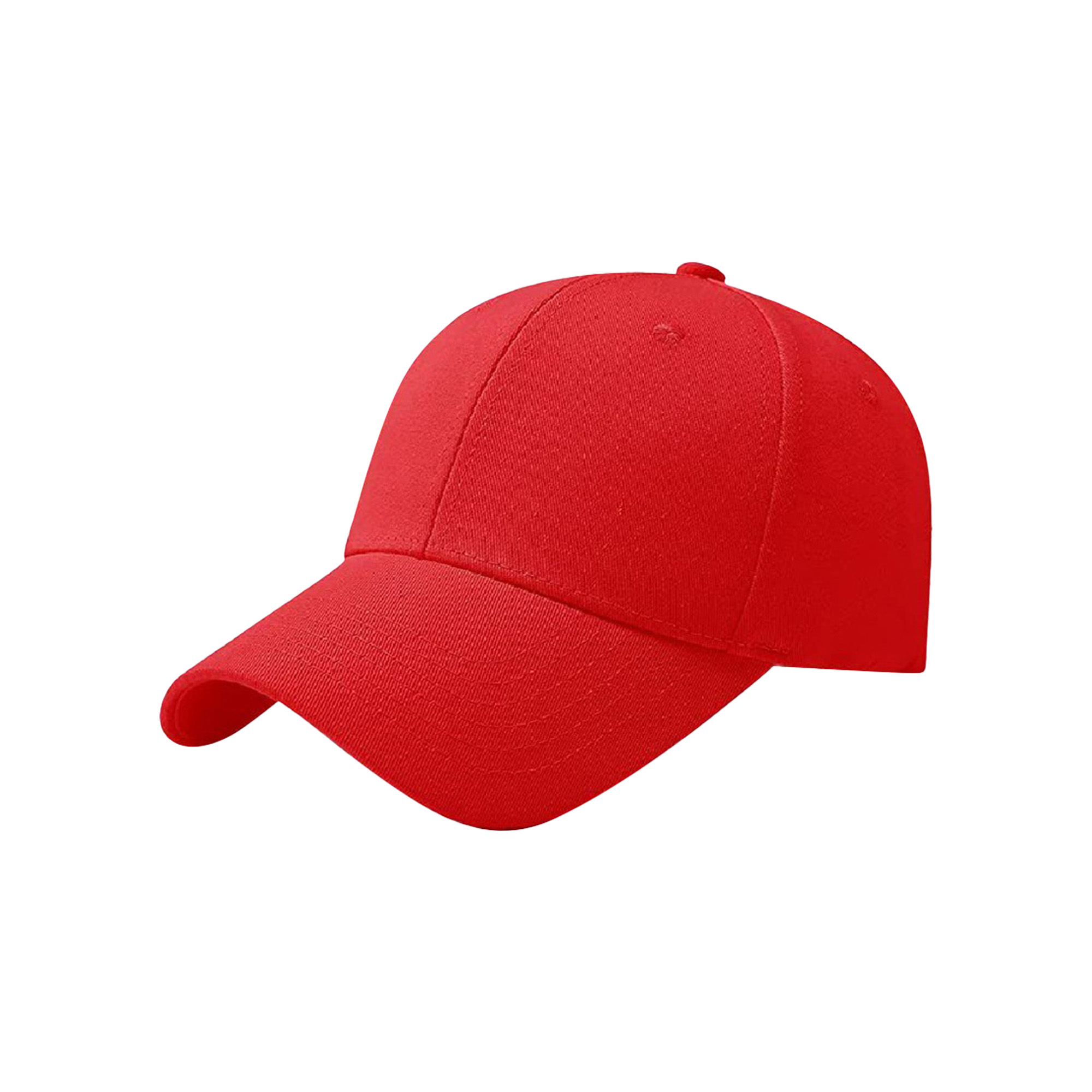 6 Panel Cotton Hard Top Pure Baseball Cap - Image 5