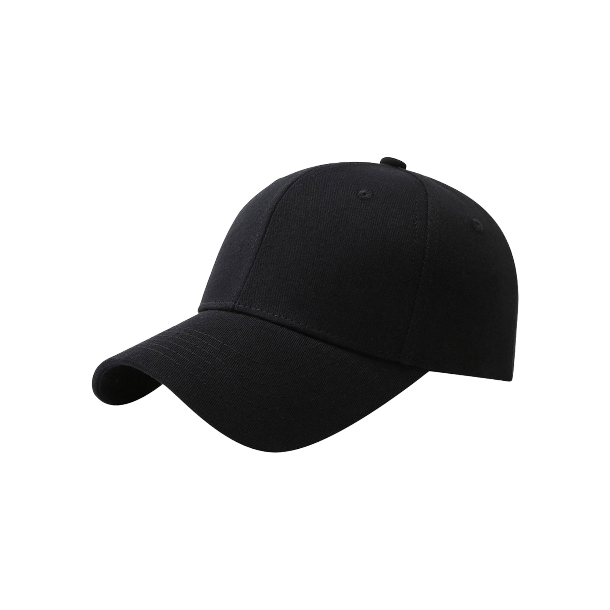 6 Panel Cotton Hard Top Pure Baseball Cap - Image 2