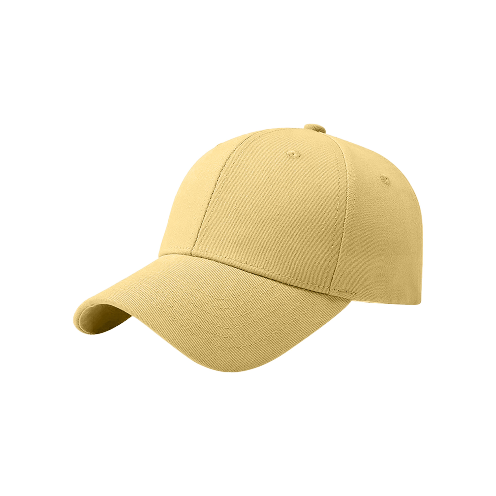 6 Panel Cotton Hard Top Pure Baseball Cap - Image 9