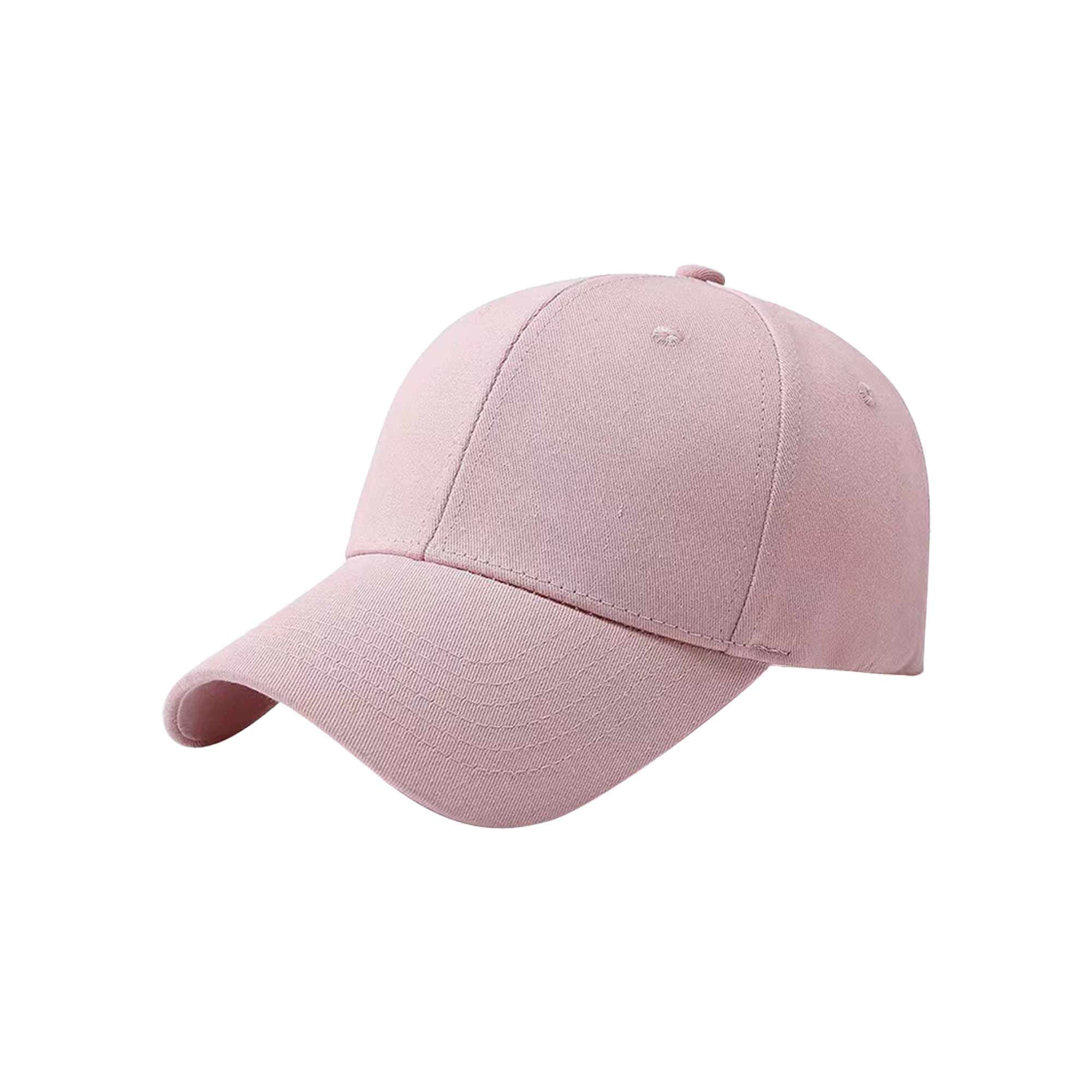 6 Panel Cotton Hard Top Pure Baseball Cap - Image 4