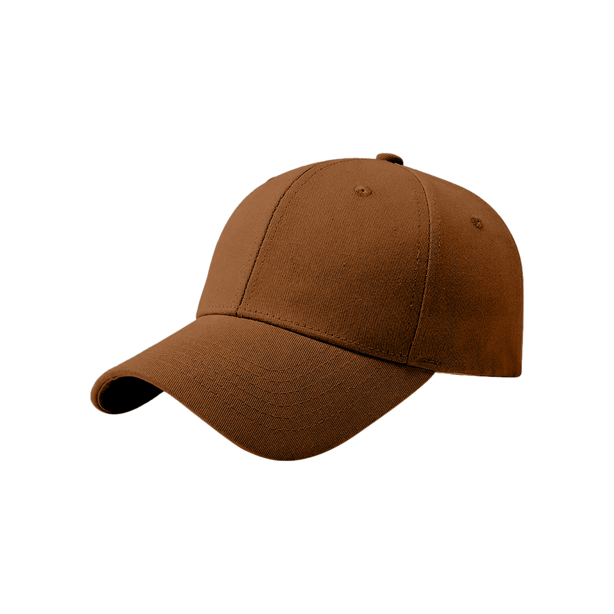 6 Panel Cotton Hard Top Pure Baseball Cap - Image 13