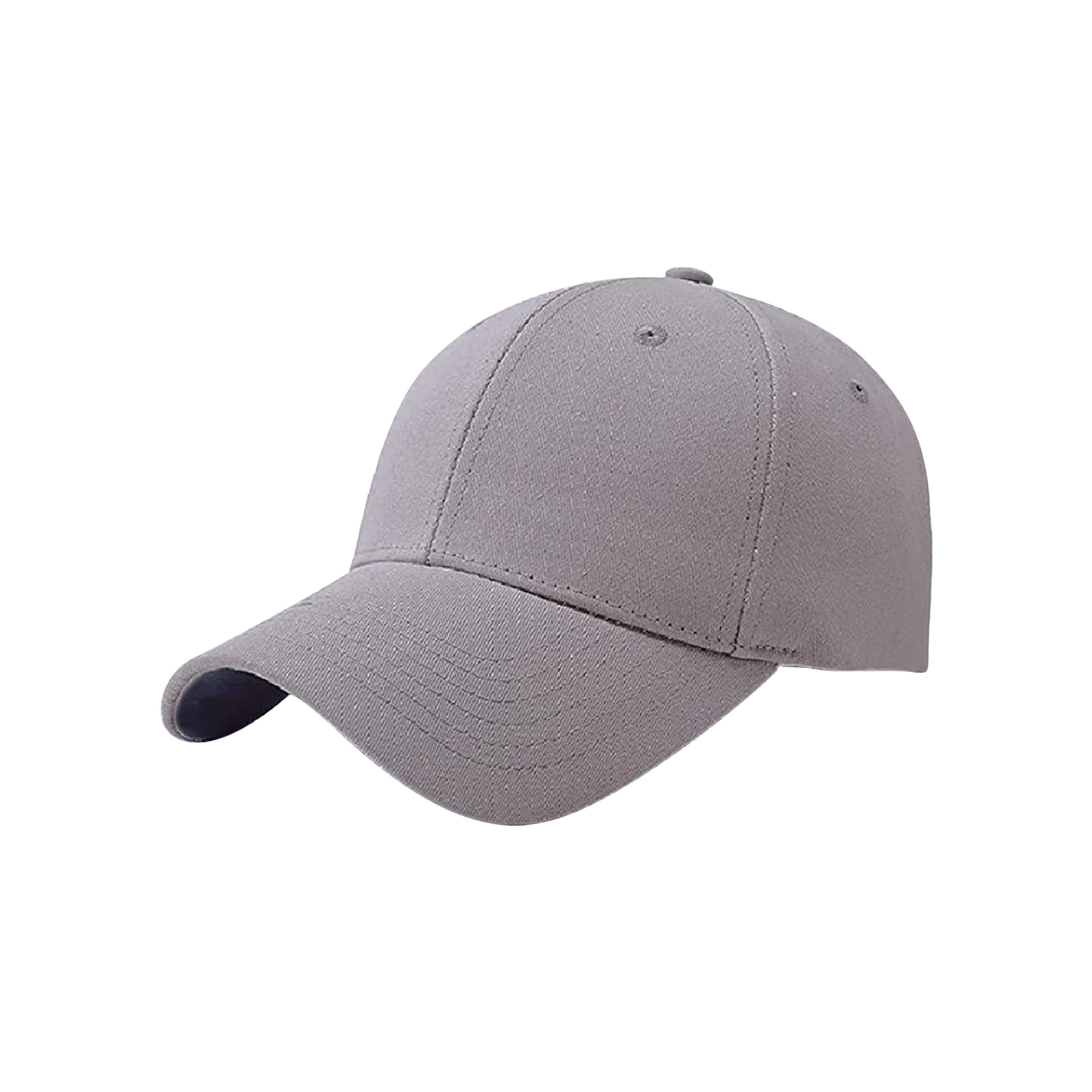 6 Panel Cotton Hard Top Pure Baseball Cap - Image 6