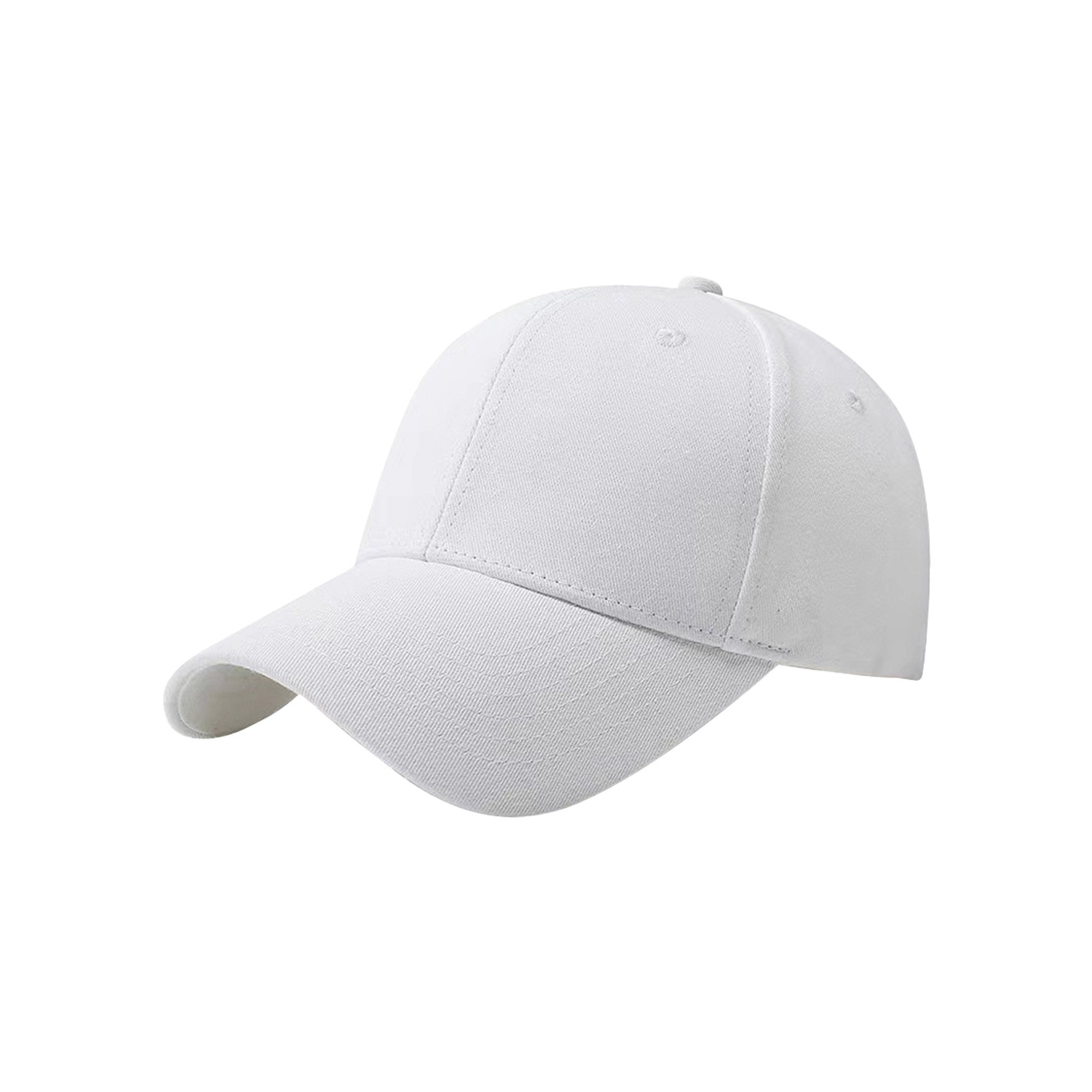 6 Panel Cotton Hard Top Pure Baseball Cap - Image 3