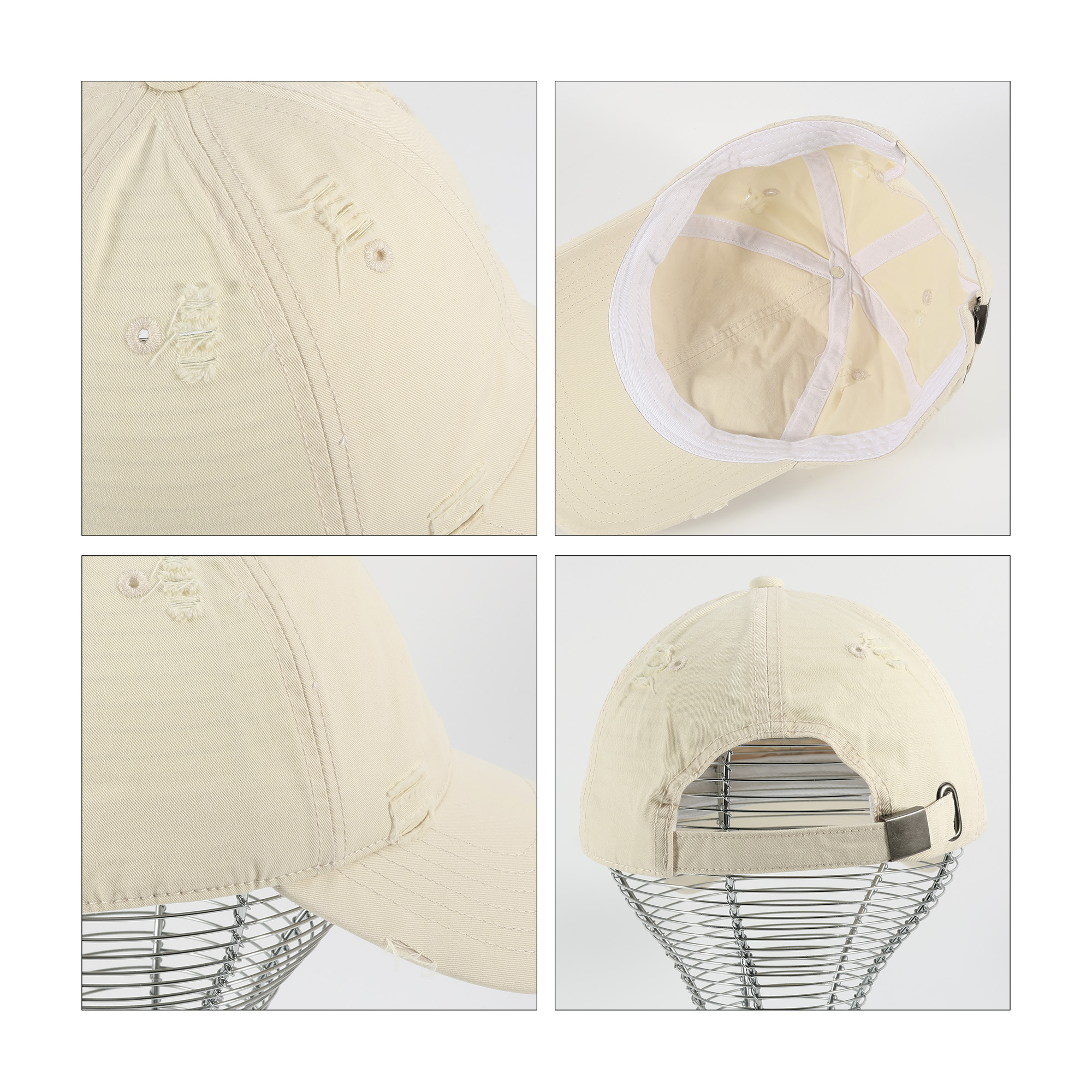 6 Panel Vintage Baseball Cap - Image 14