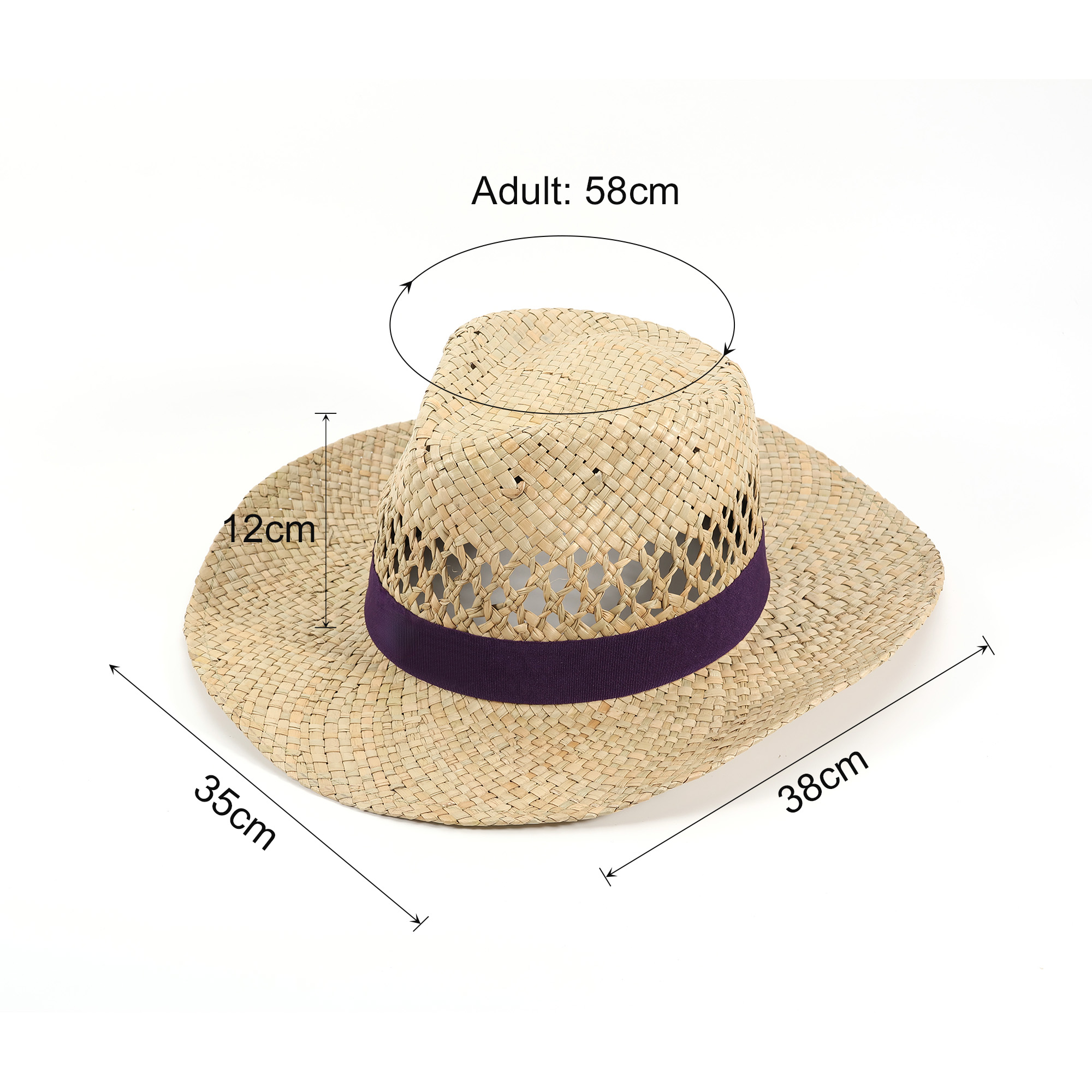 Cowboy Straw Hat - Image 3