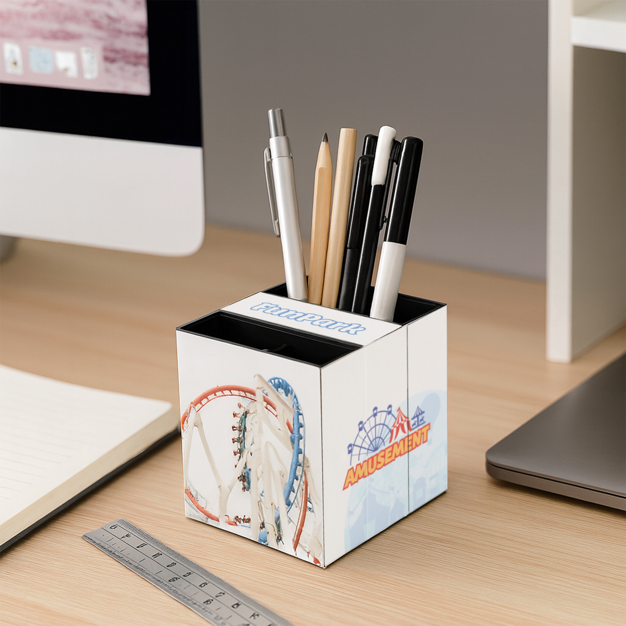 Three-panel Foldable Pen Holder - Image 5