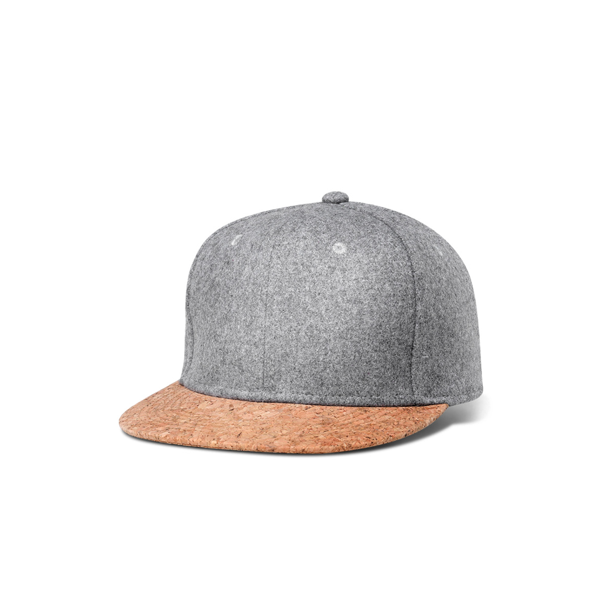 6 Panel Flat Cork Snapback Cap - Image 2