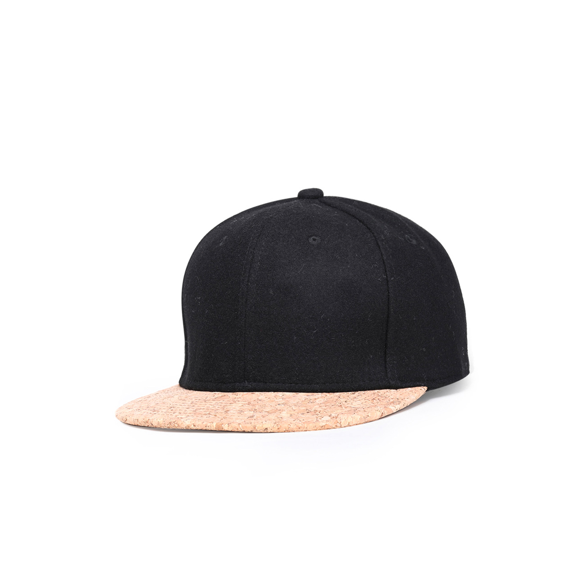 6 Panel Flat Cork Snapback Cap - Image 4