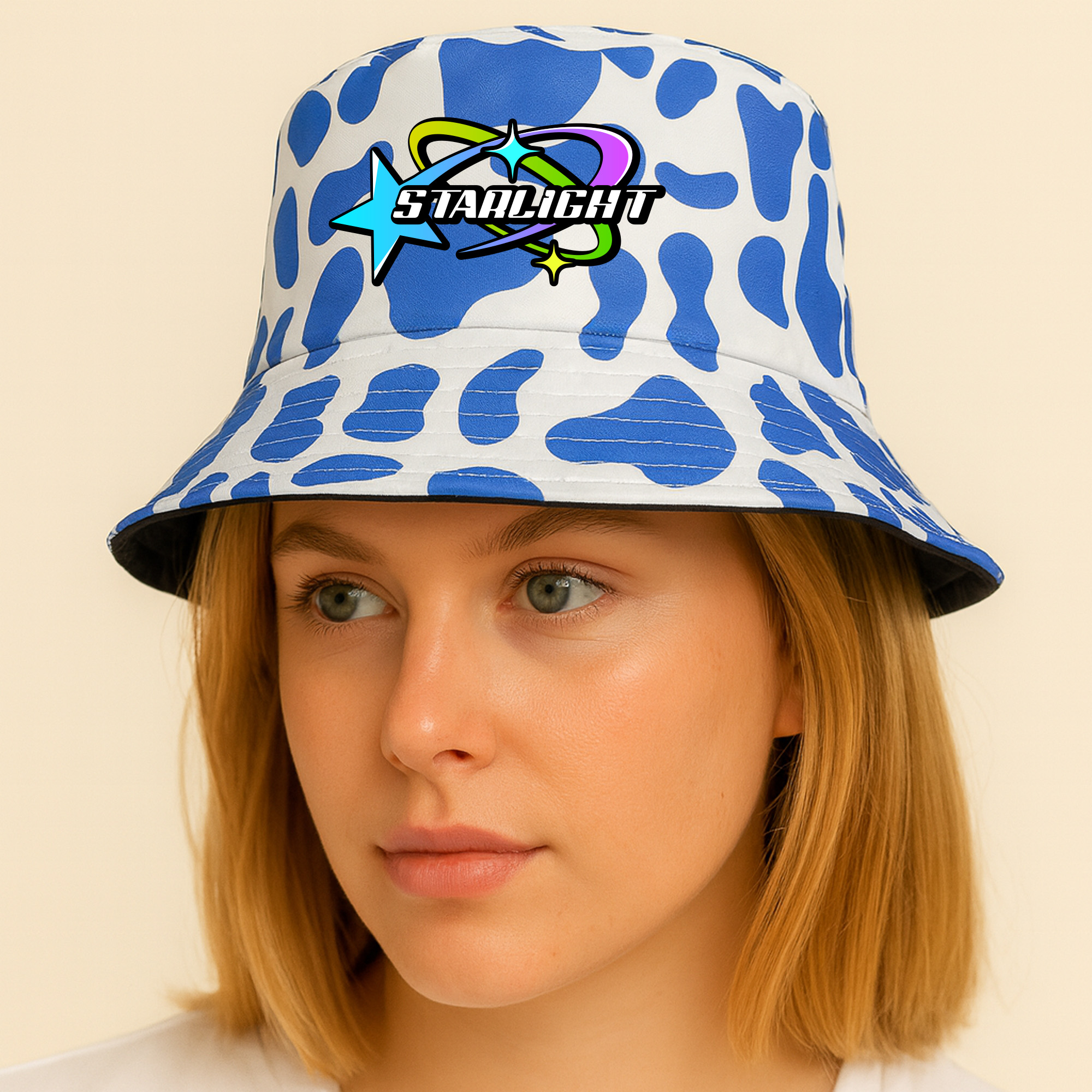 Cow Print Bucket Hat - Image 11