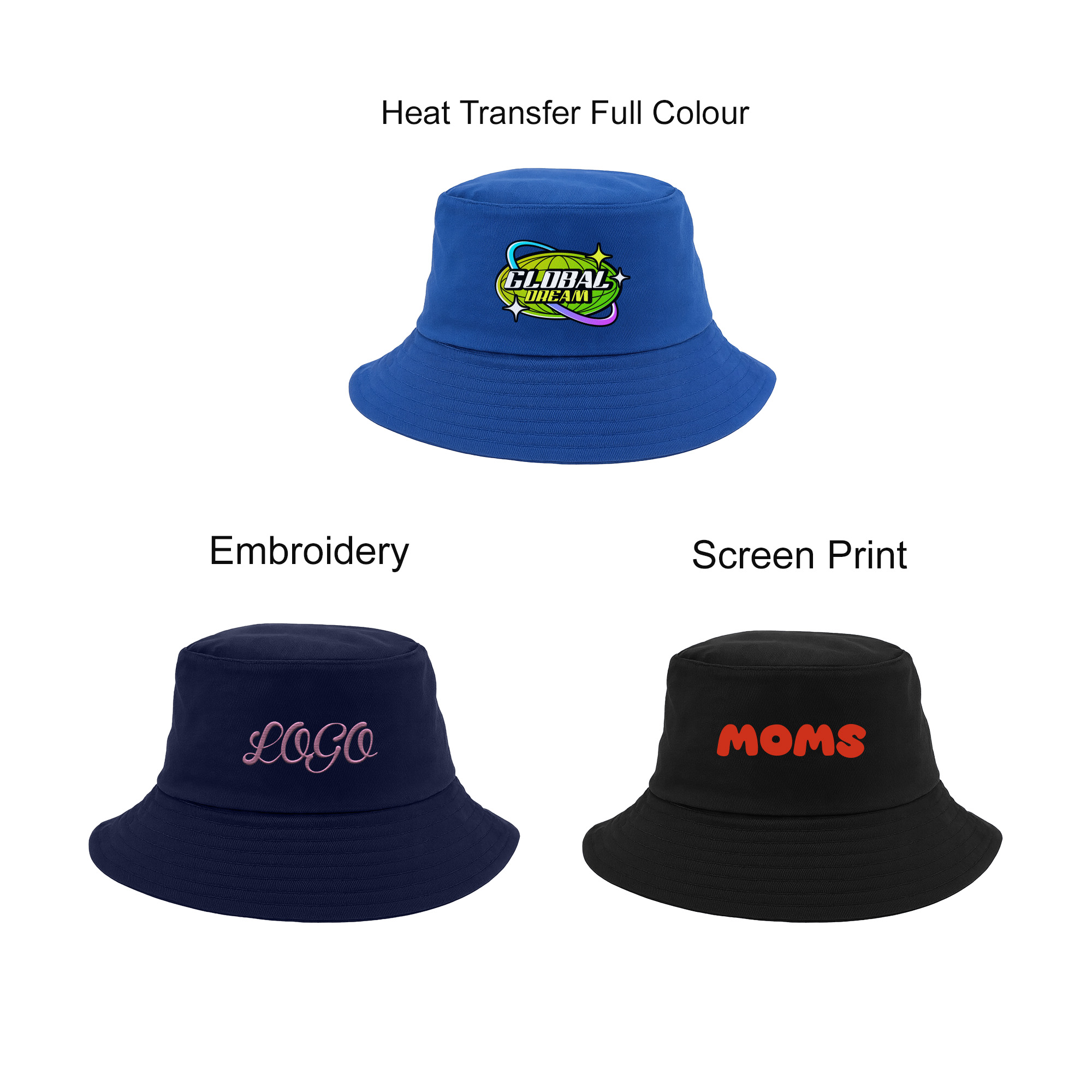 Custom Cotton Bucket Hat - Image 13