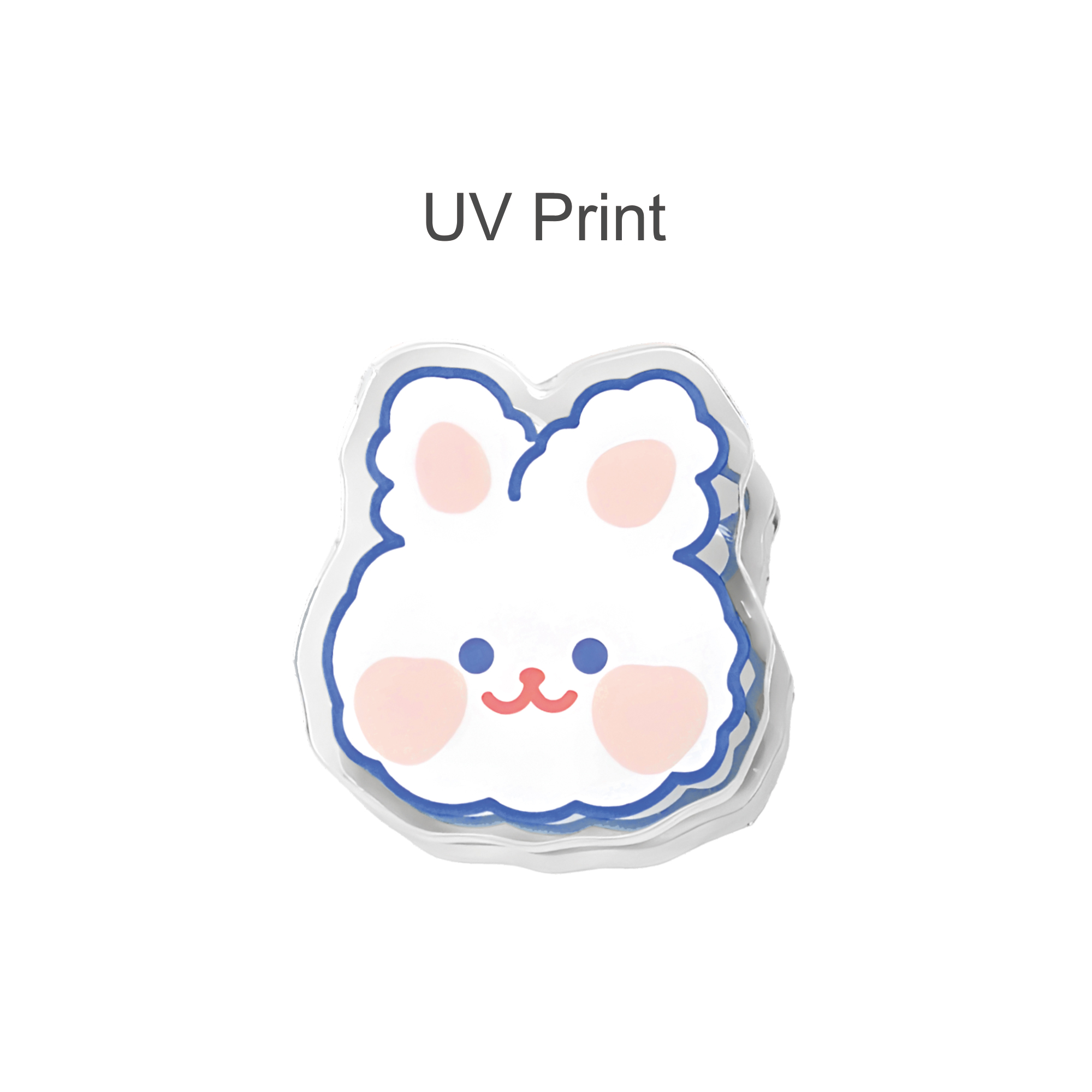 Custom Shape Acrylic UV Print Clip - Image 3