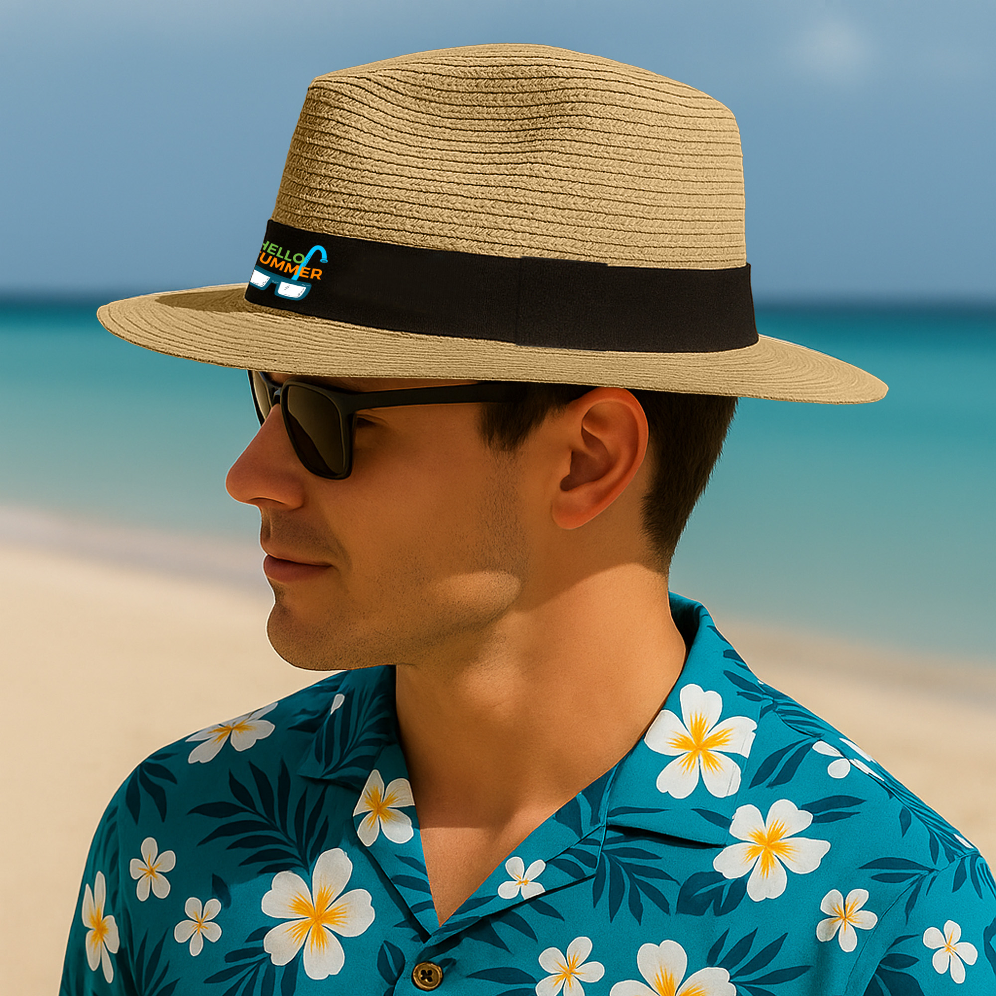 Panama Beach Sun Hat - Image 9