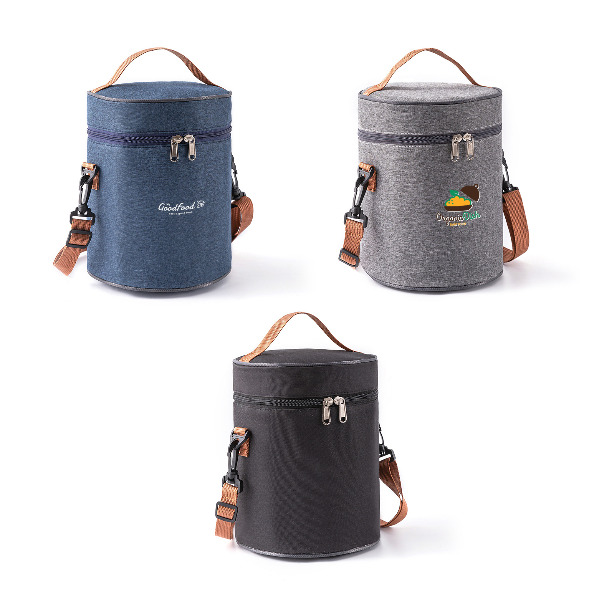 Cylindrical Lunch Bag