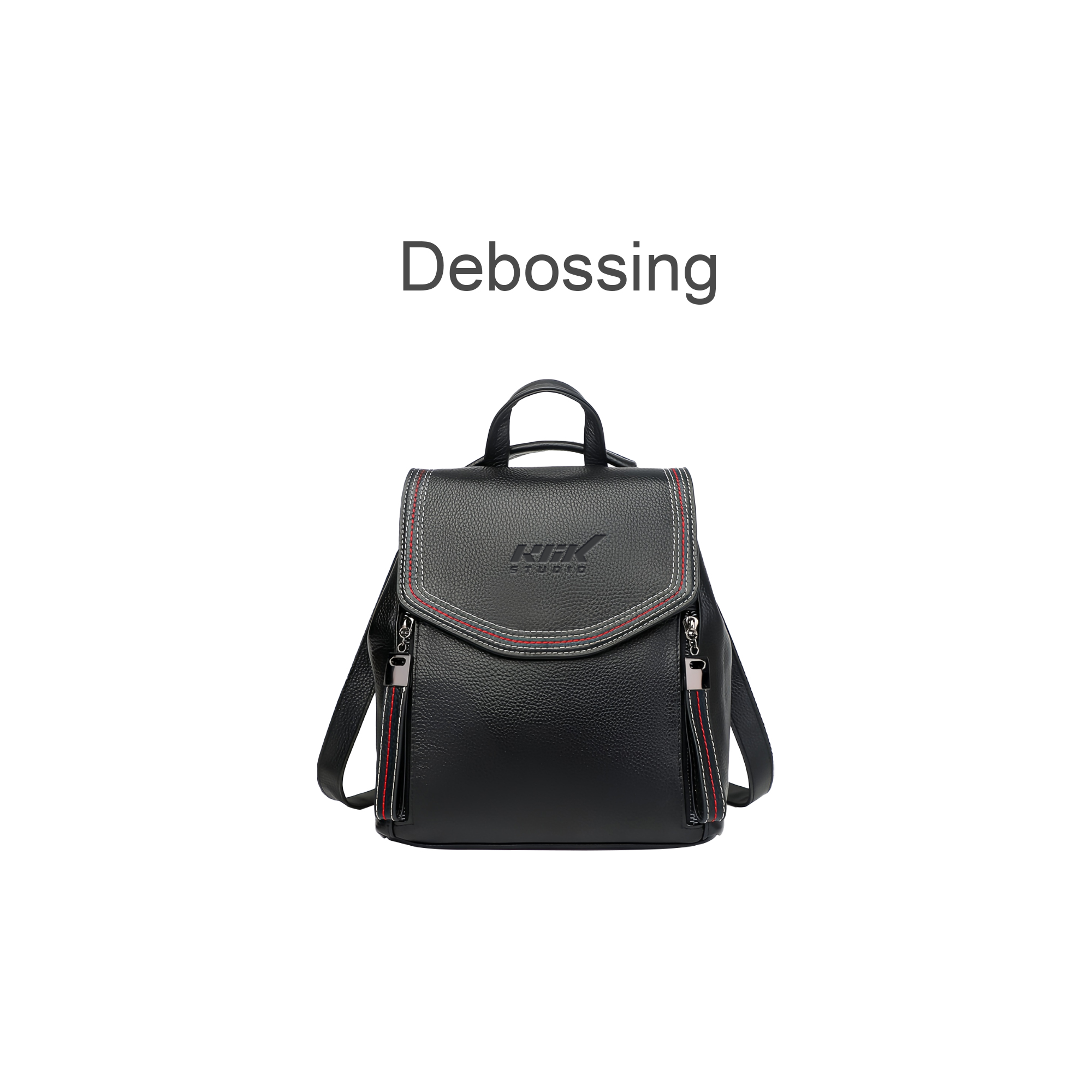 Convertible Leather Backpack - Image 4