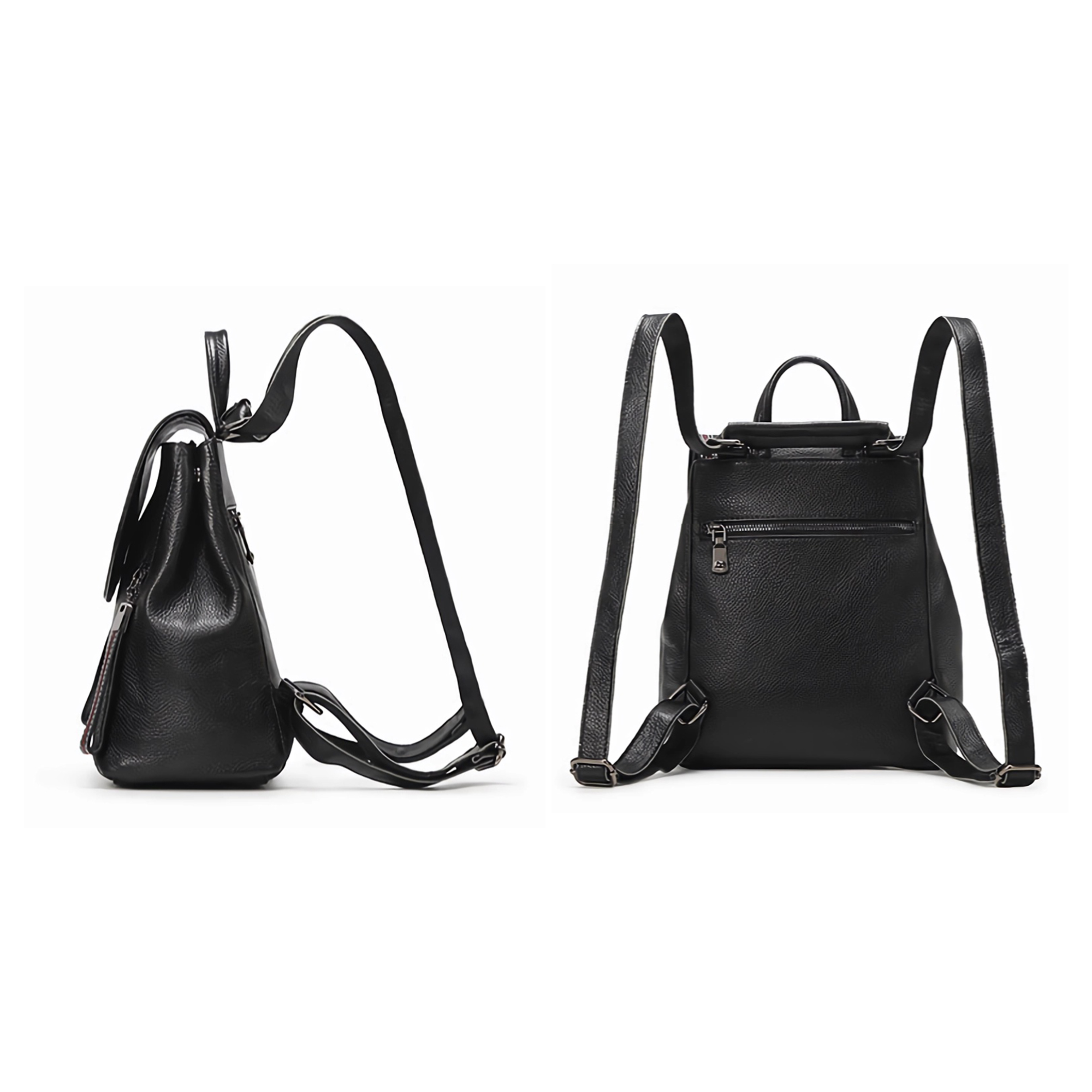 Convertible Leather Backpack - Image 6