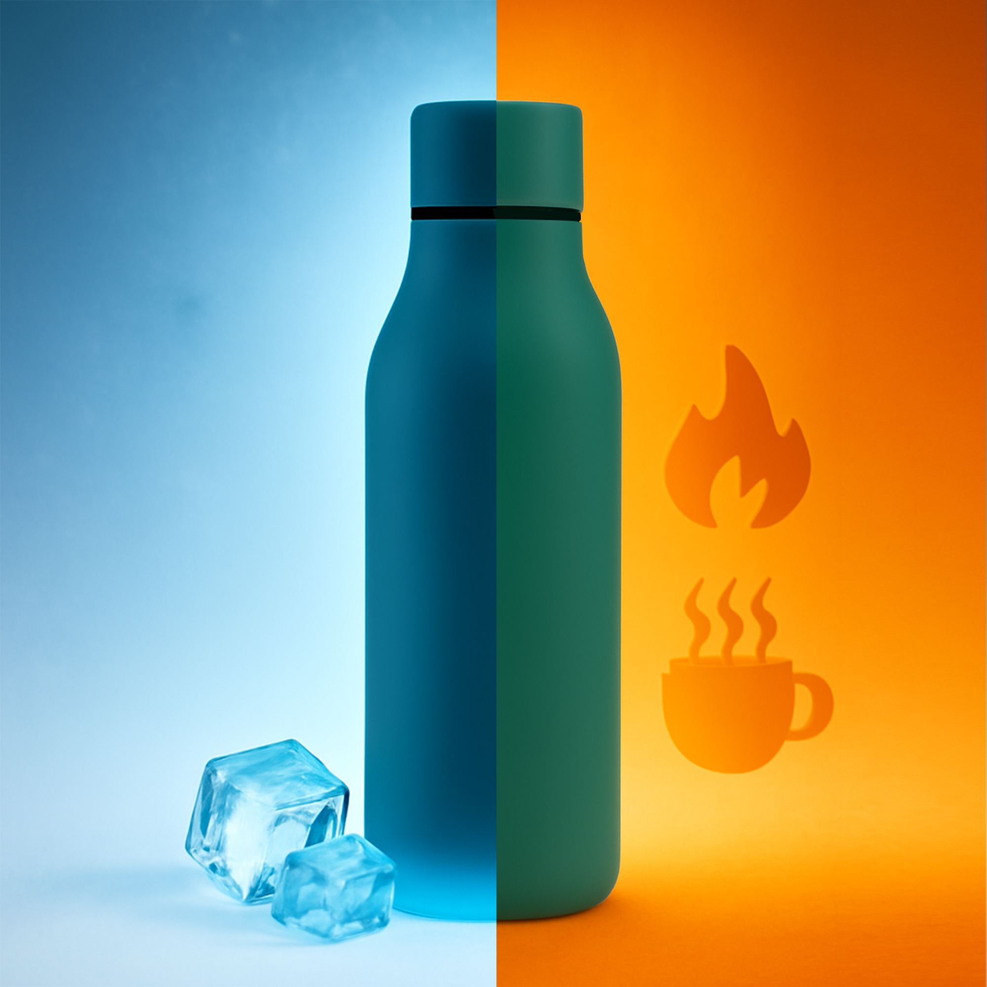 550ML Thermal Rubber Coated Drink Bottle - Image 15