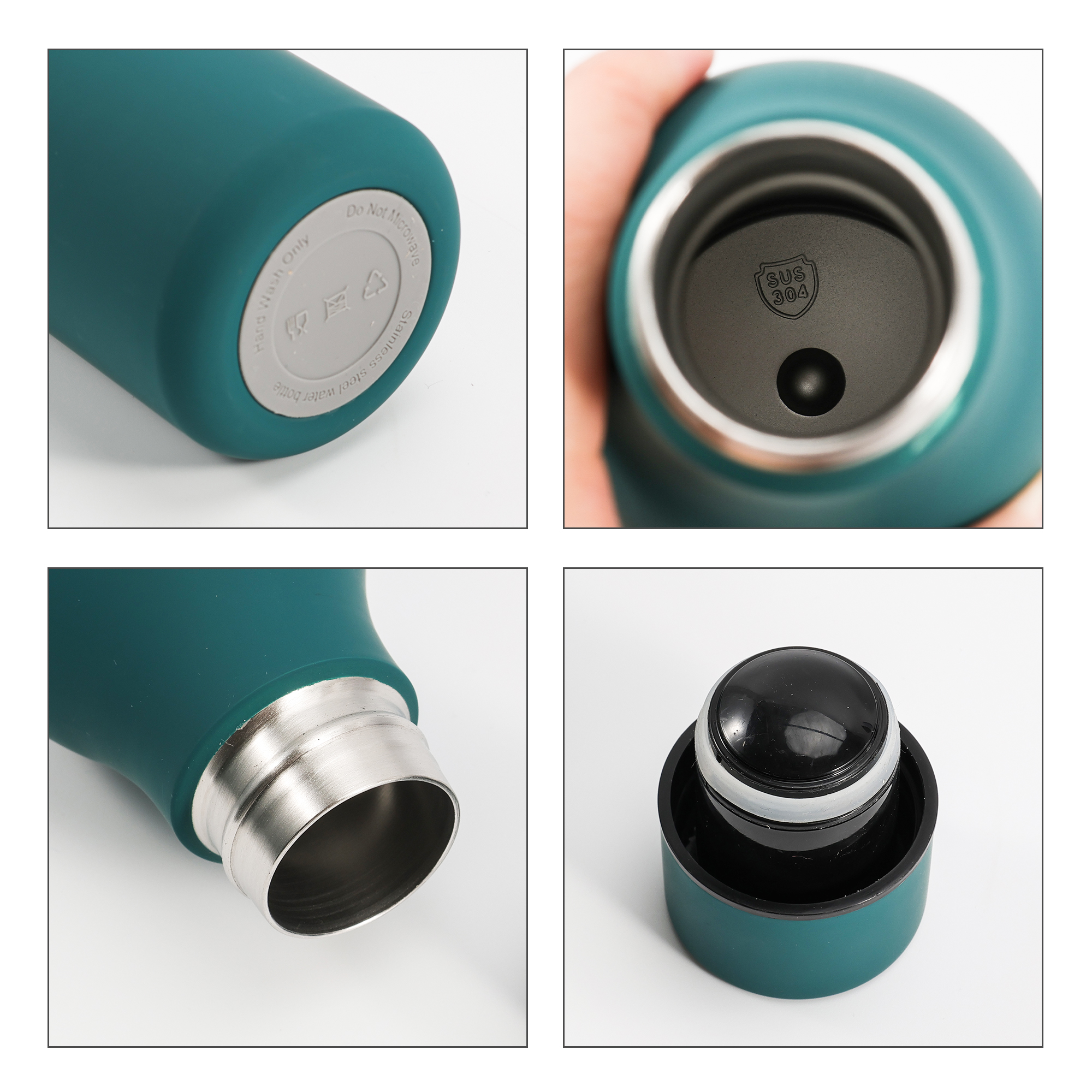 550ML Thermal Rubber Coated Drink Bottle - Image 14