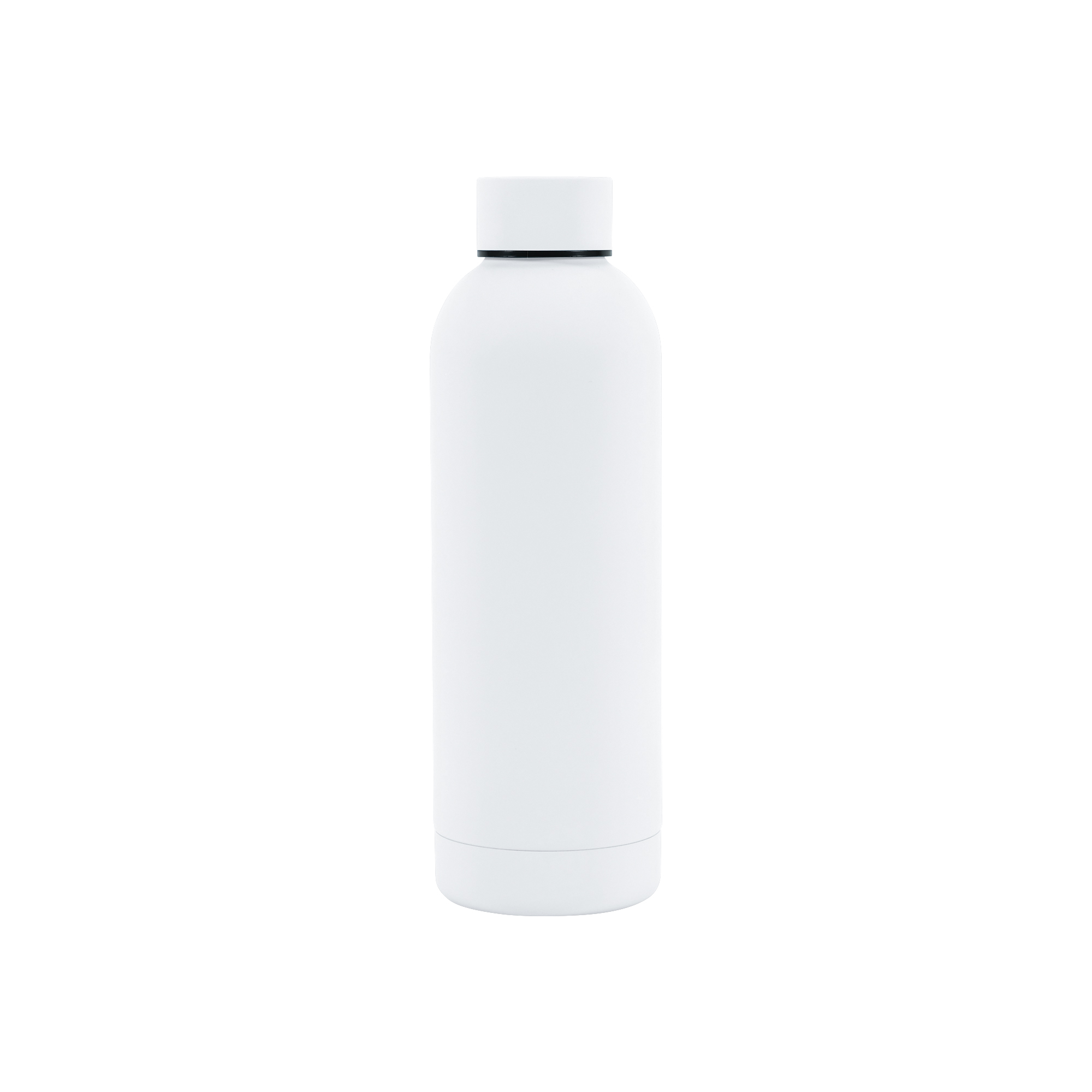 500ML Rubber Coated Double Wall Drink Bottle - Image 5