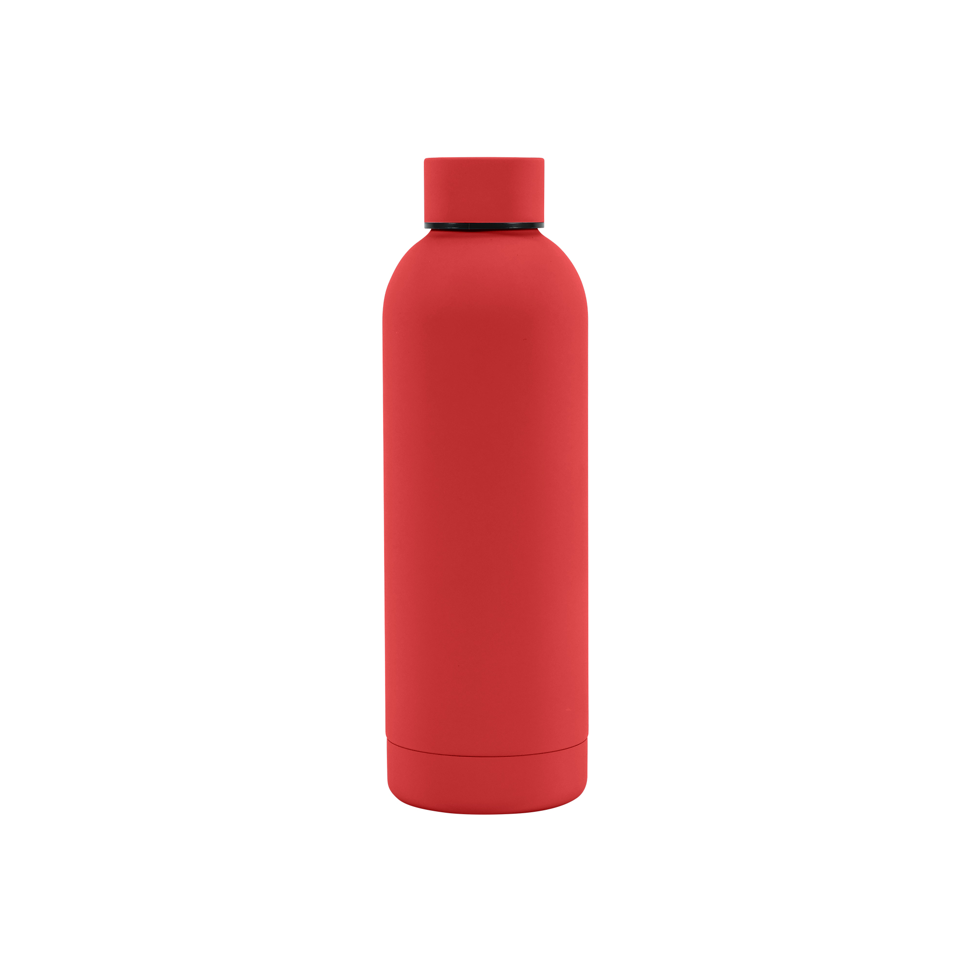 500ML Rubber Coated Double Wall Drink Bottle - Image 4