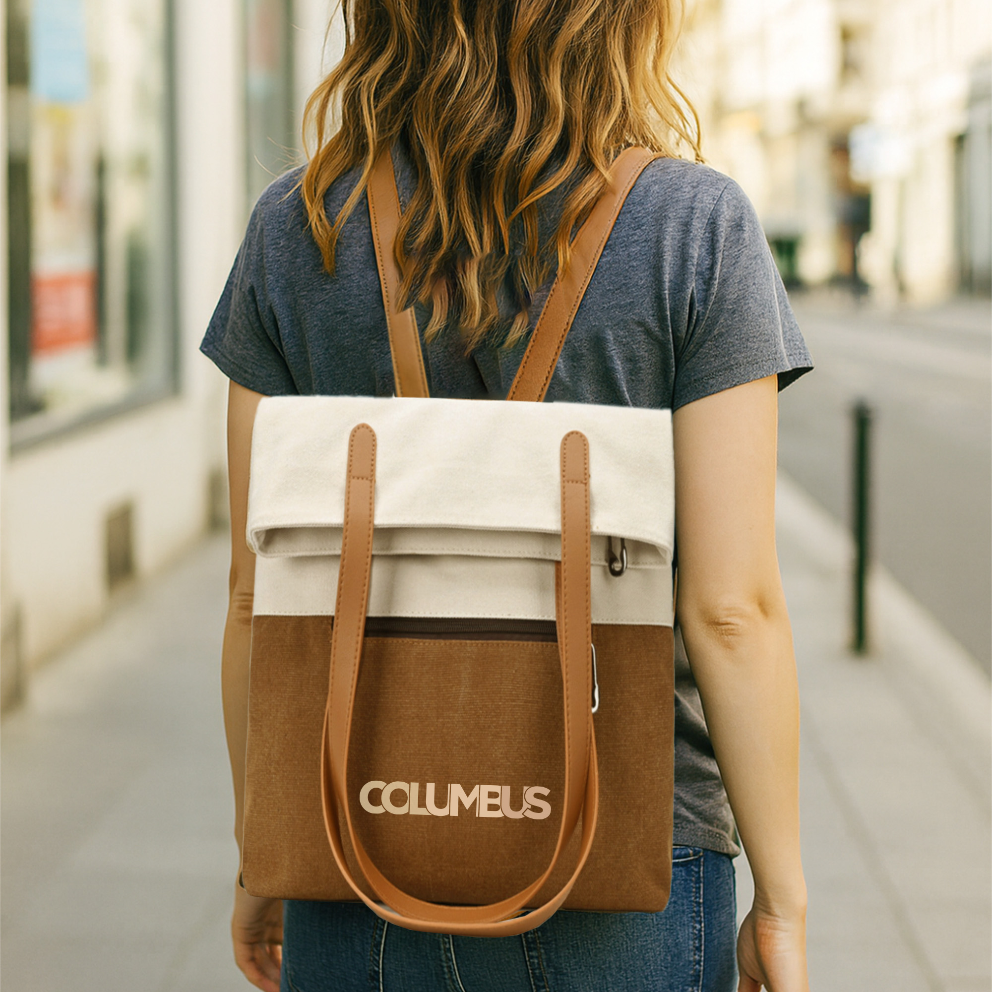 Convertible Canvas Backpack to Tote Bag - Image 13