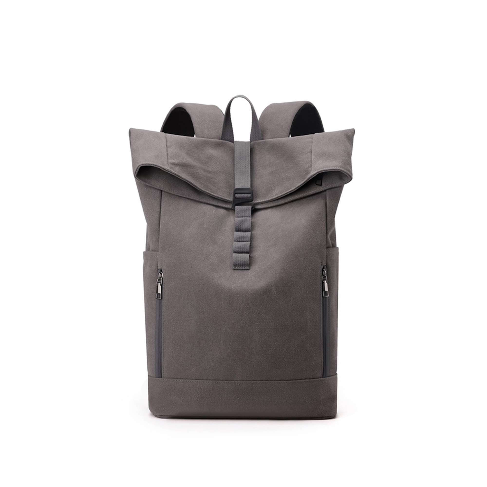Canvas Roll Top Vintage Backpack - Image 5
