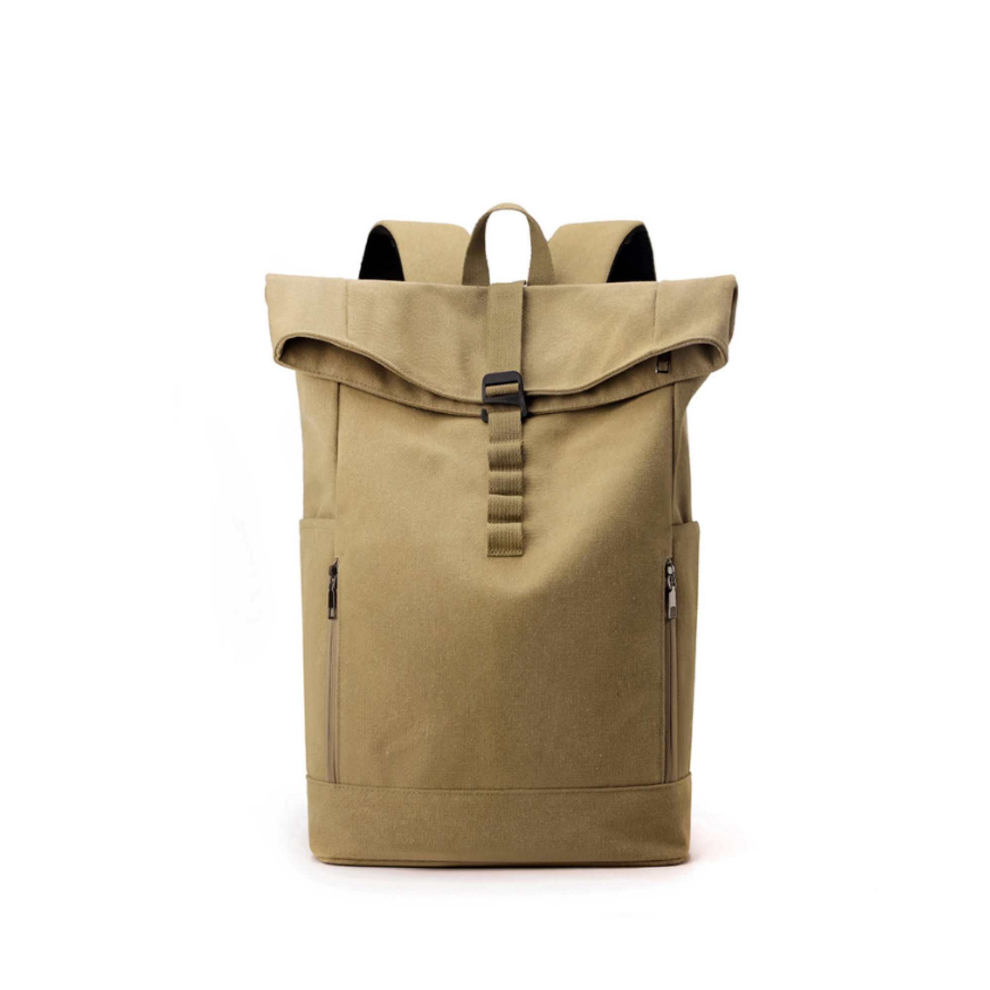 Canvas Roll Top Vintage Backpack - Image 3