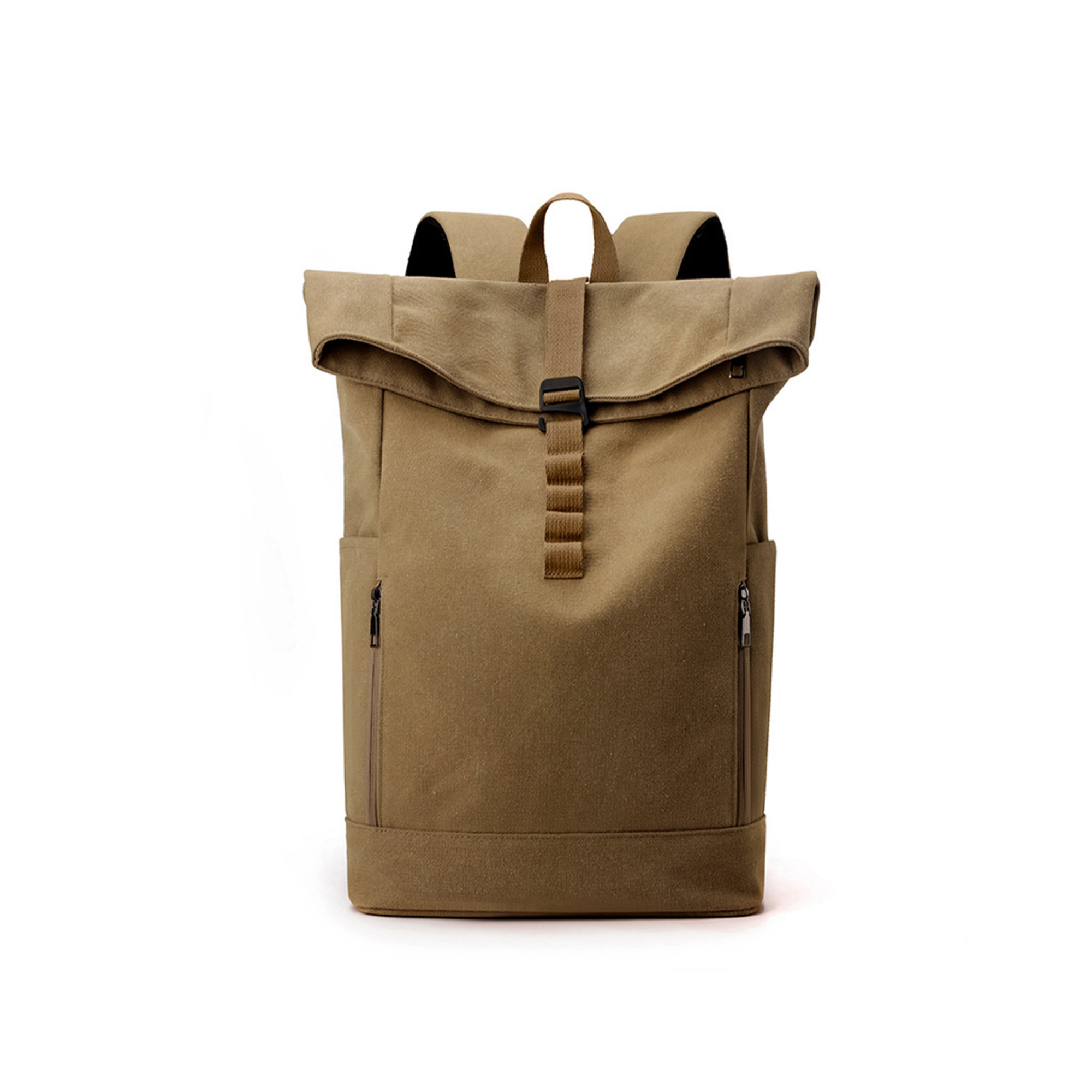 Canvas Roll Top Vintage Backpack - Image 4
