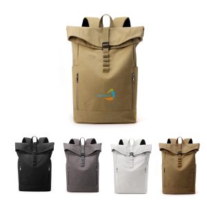 Canvas Roll Top Vintage Backpack