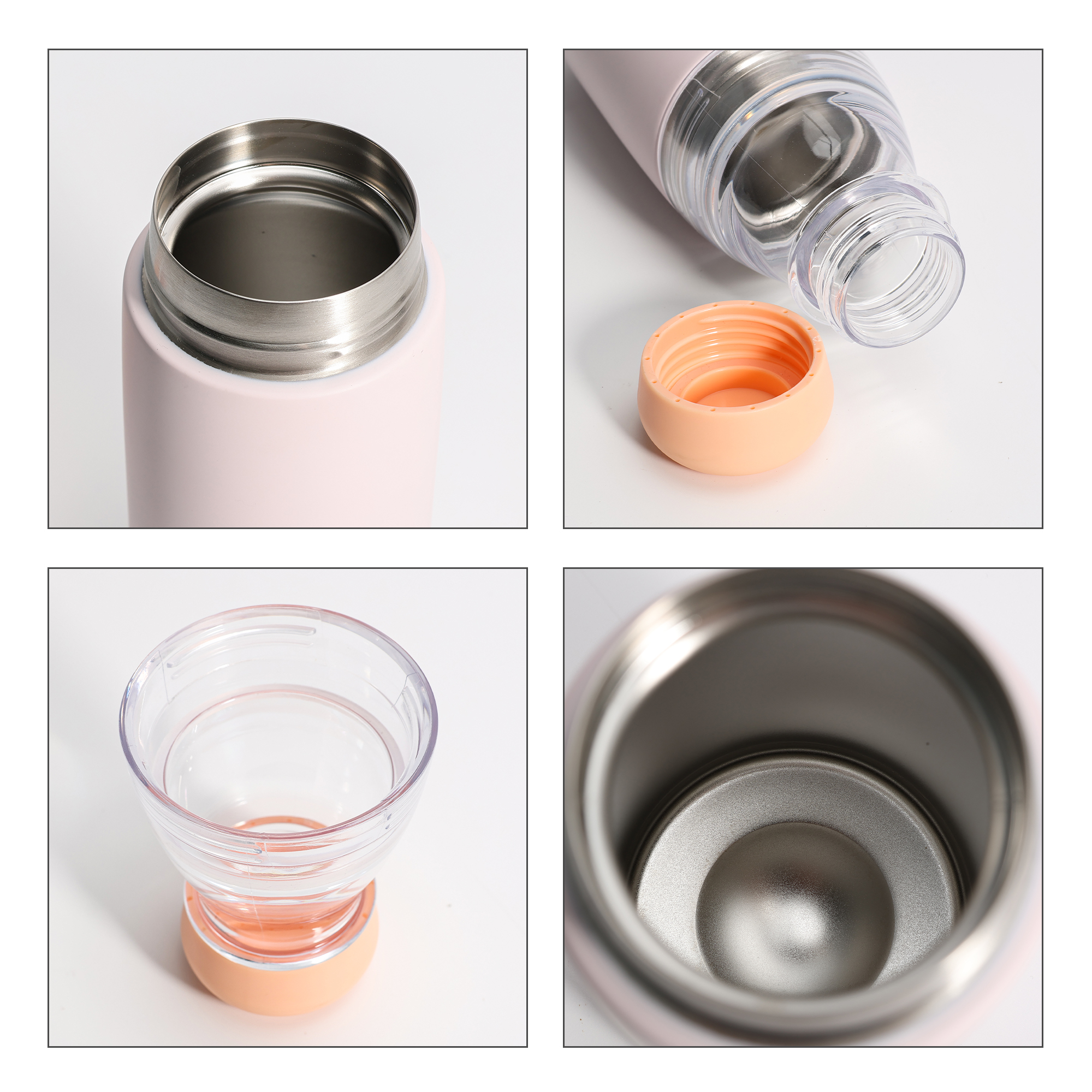 500ML 2 in 1 Stainless Steel Vacuum Bottle - Image 9