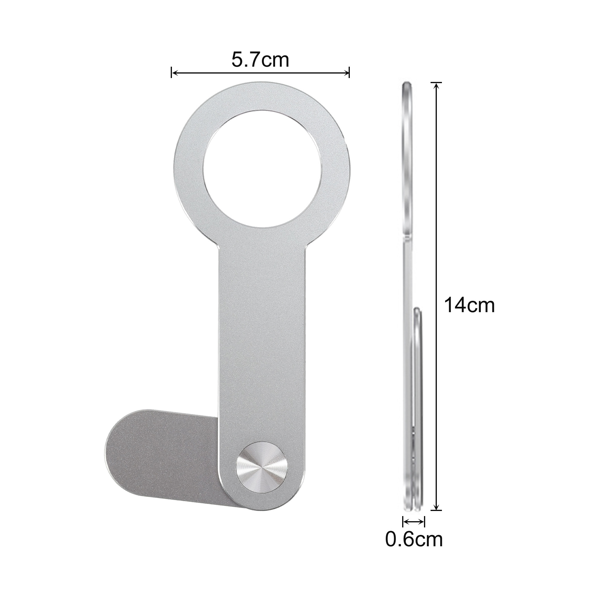 Alu Magnetic Phone Holder for Laptop - Image 3