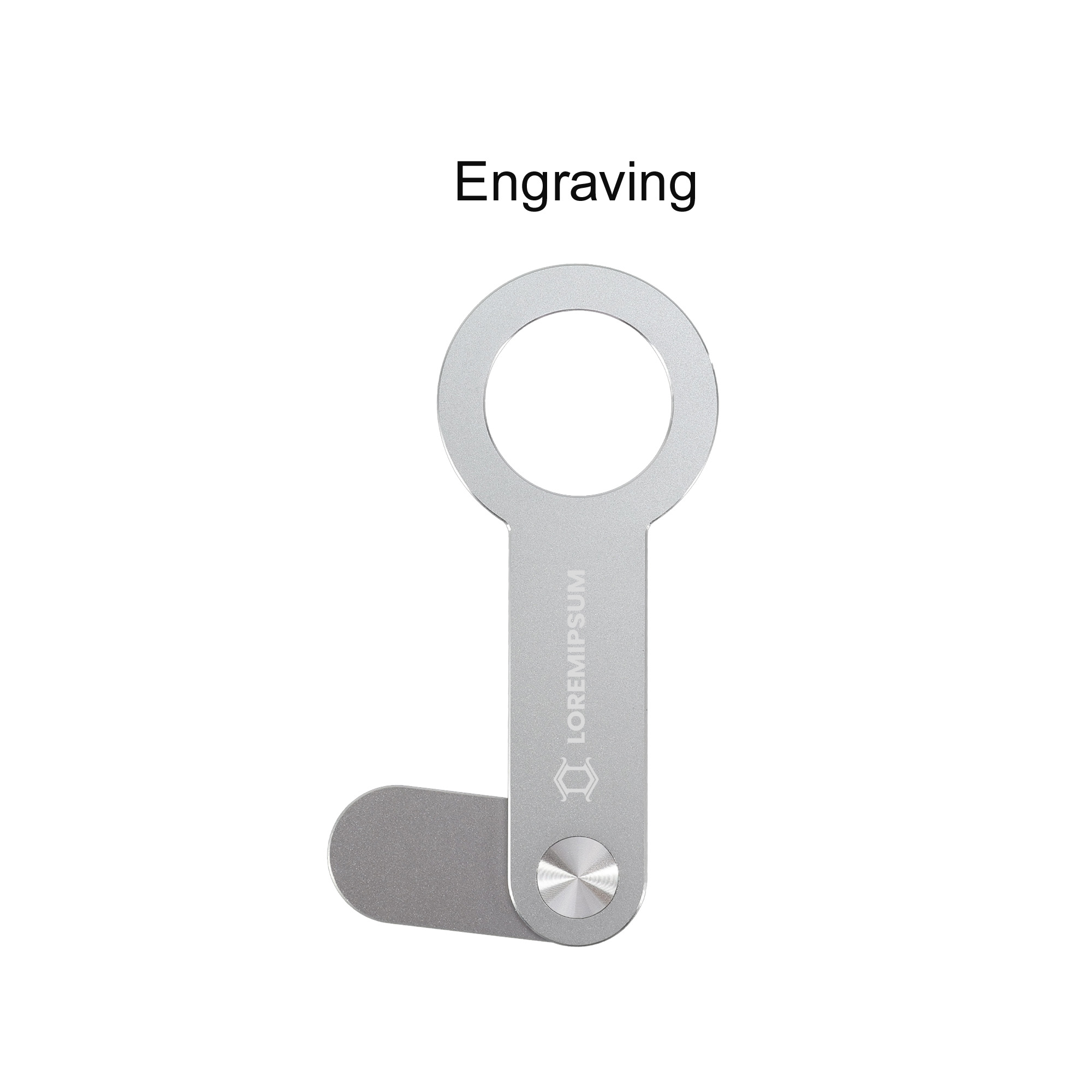 Alu Magnetic Phone Holder for Laptop - Image 4