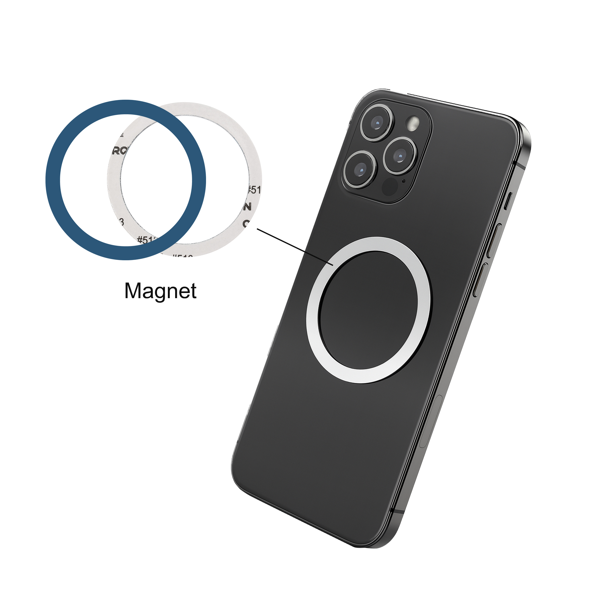 Alu Magnetic Phone Holder for Laptop - Image 7